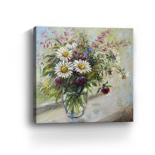 Pretty Vase Of Flowers Unframed Print Wall Art - Image 6