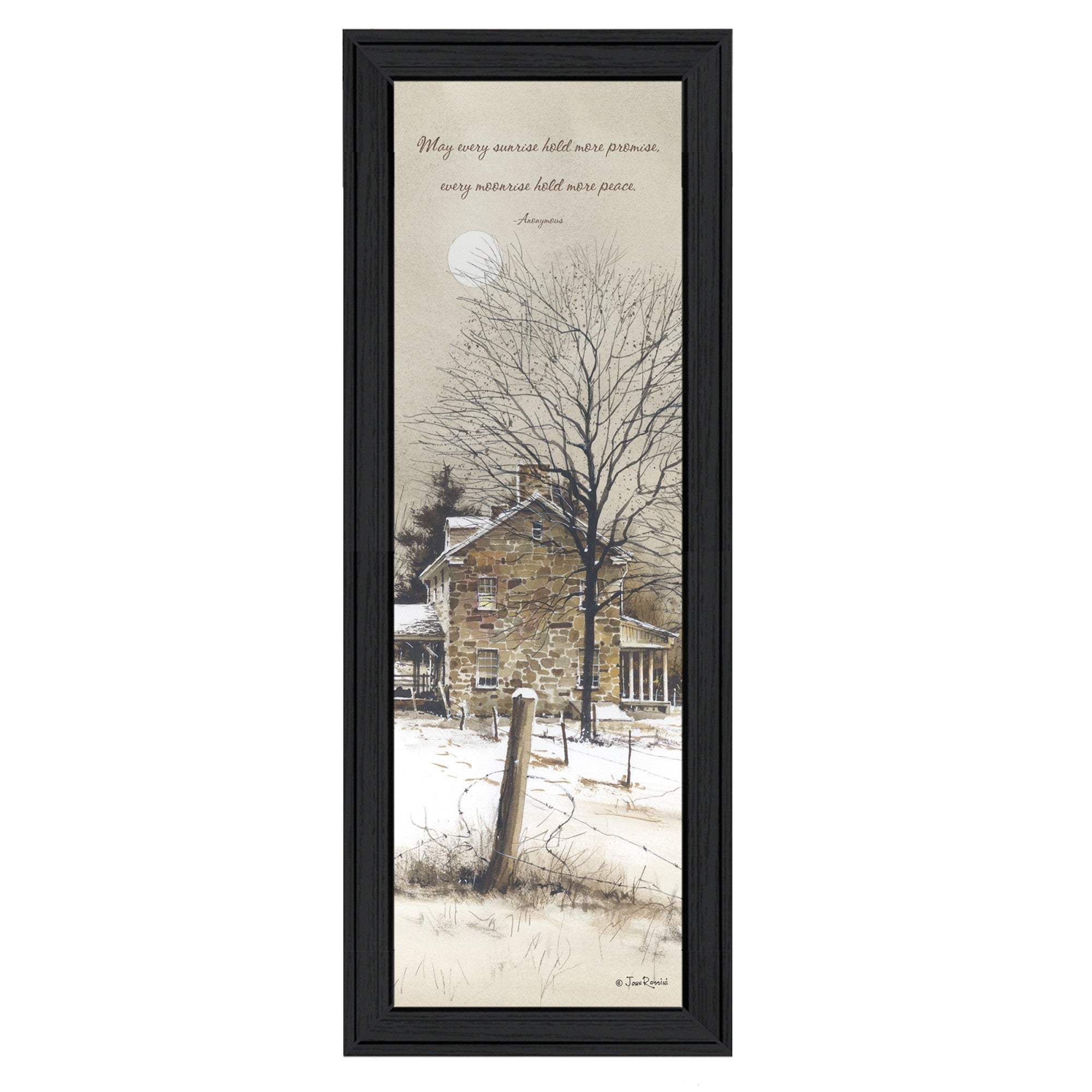 Promise And Peace Black Framed Print Wall Art - Image 2