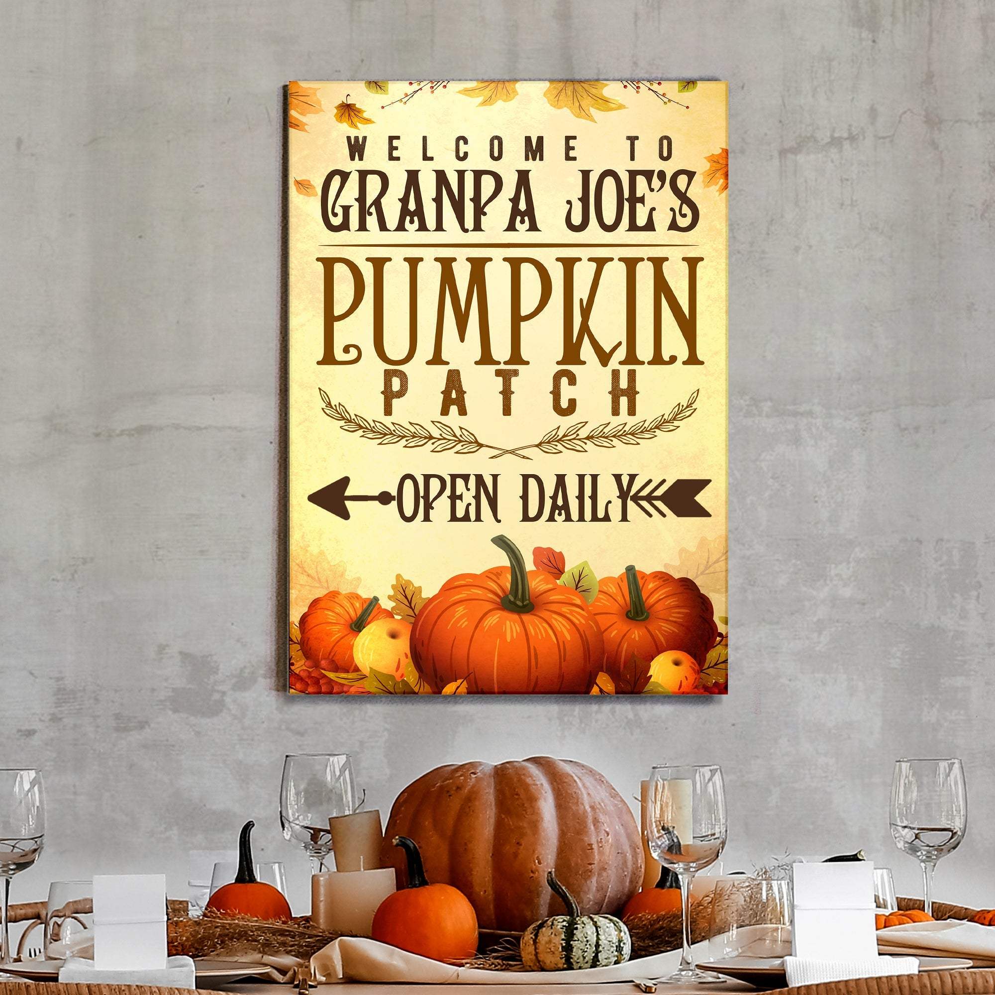 Pumpkin Patch Open Daily Sign - Image 2