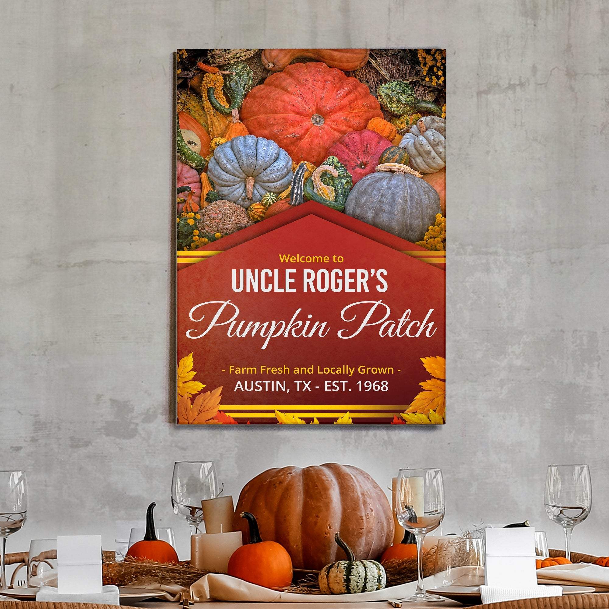 Pumpkin Patch Sign V - Image 2