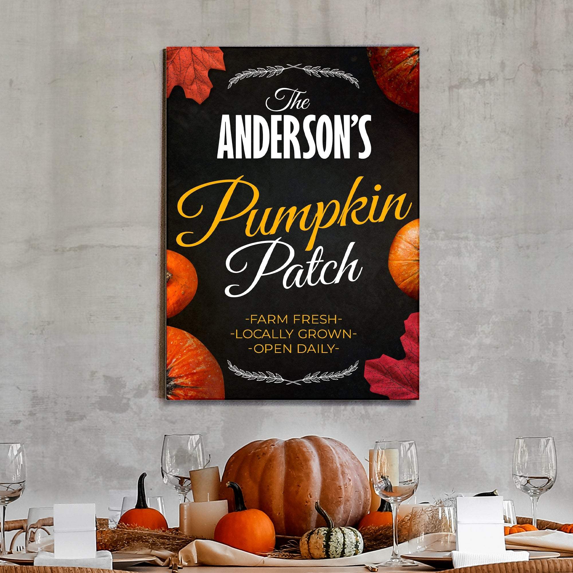 Pumpkin Patch Sign VI - Image 2