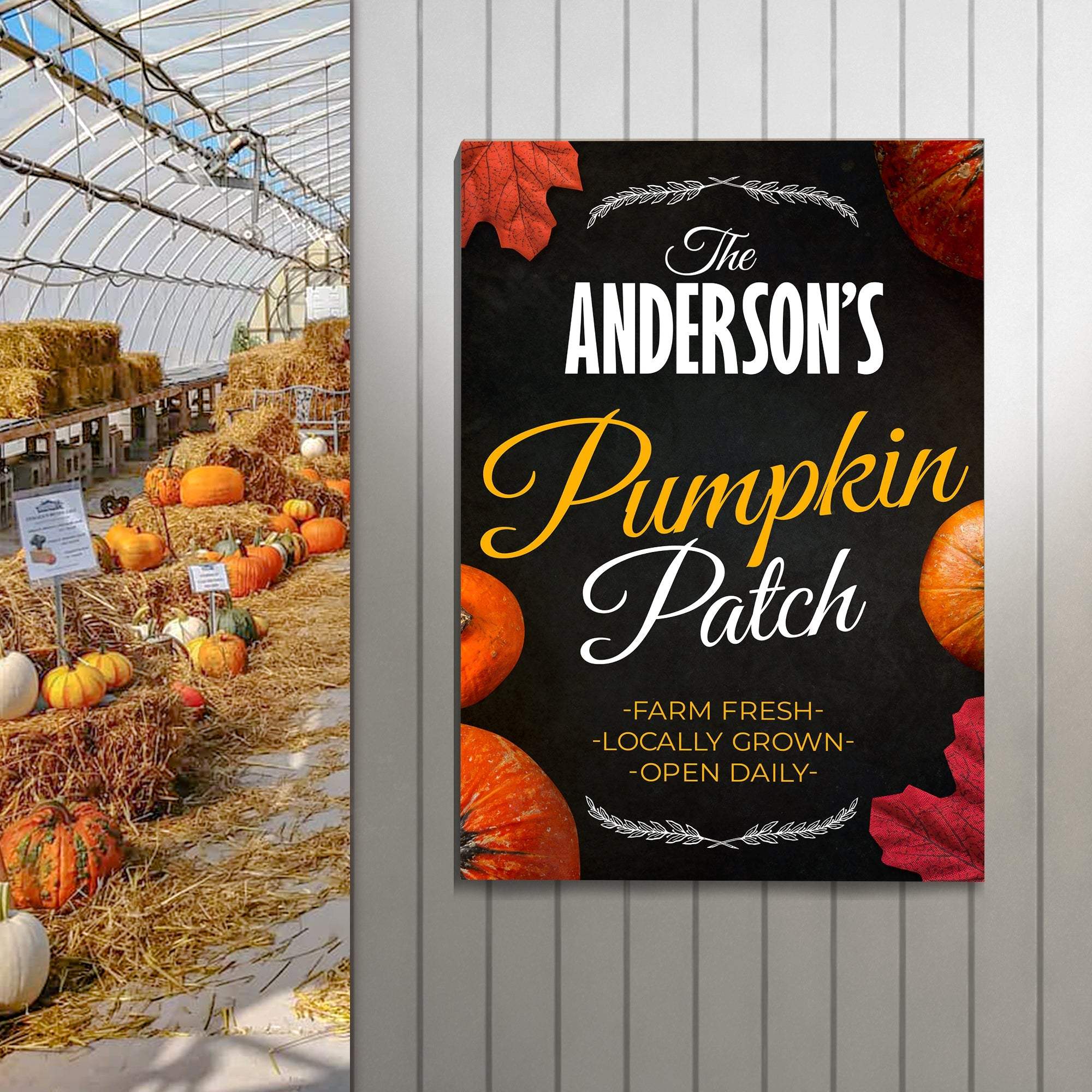 Pumpkin Patch Sign VI - Image 3