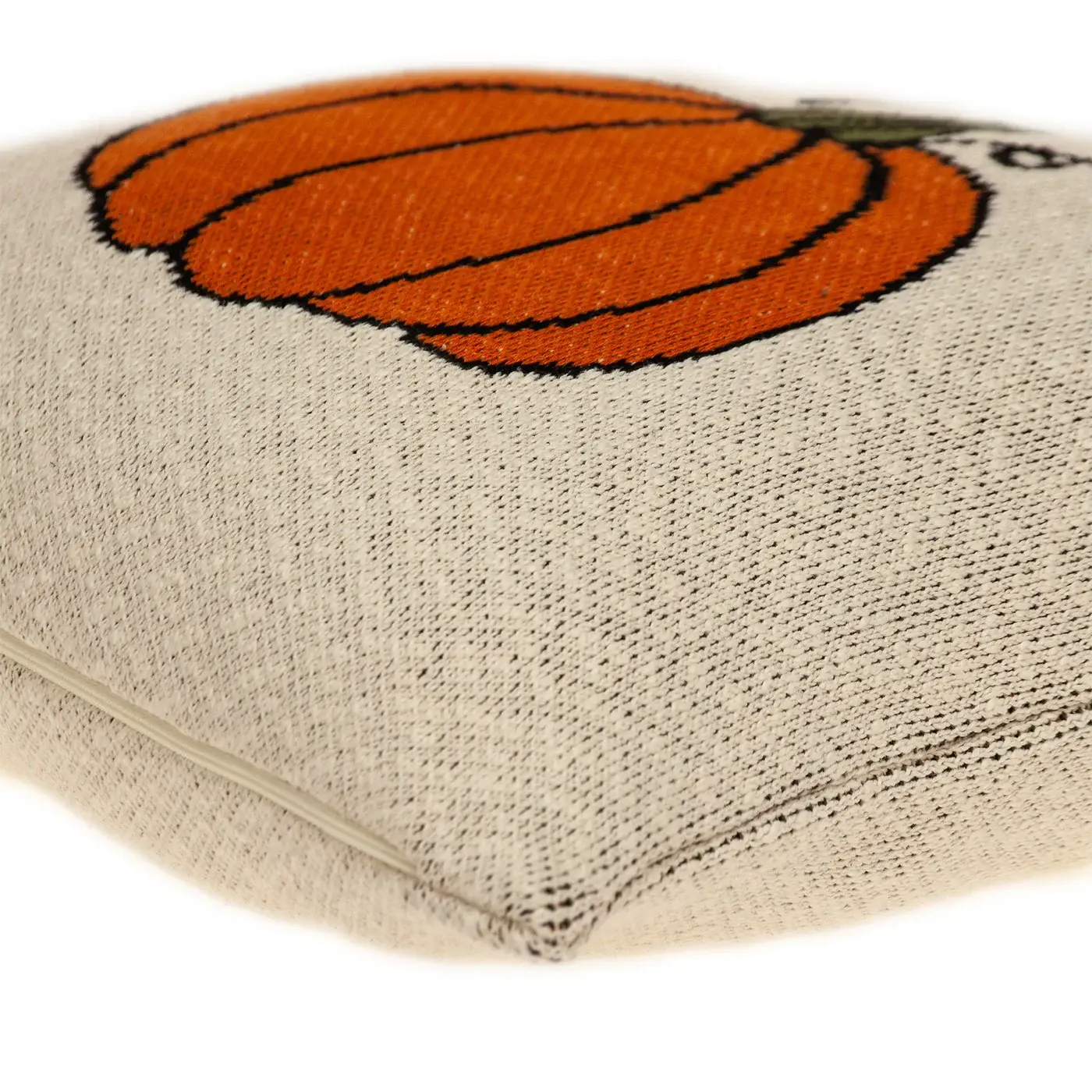 Pumpkin Silhouette Throw Pillow - Image 5