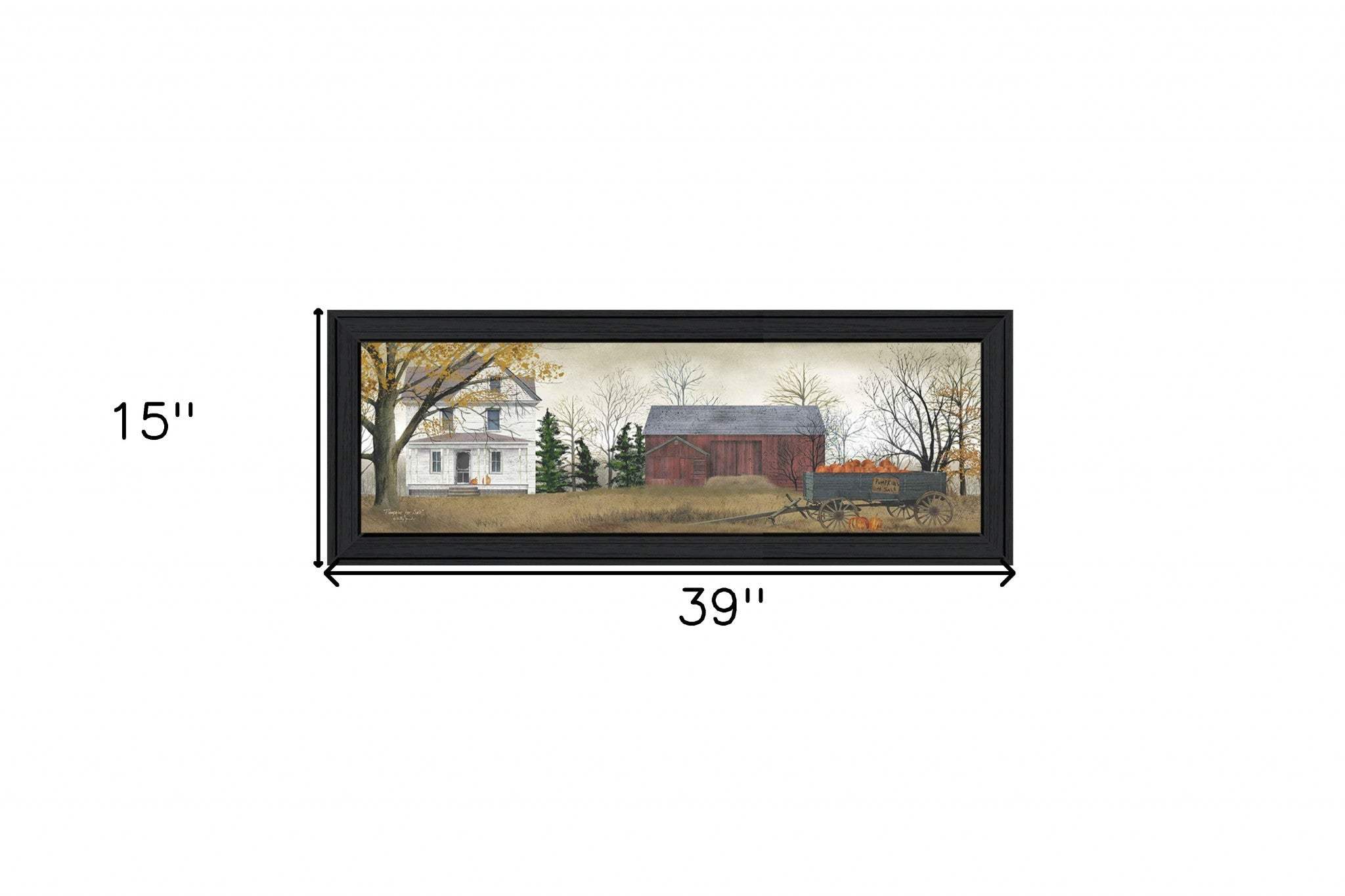 Pumpkins For Sale 4 Black Framed Print Wall Art - Image 5