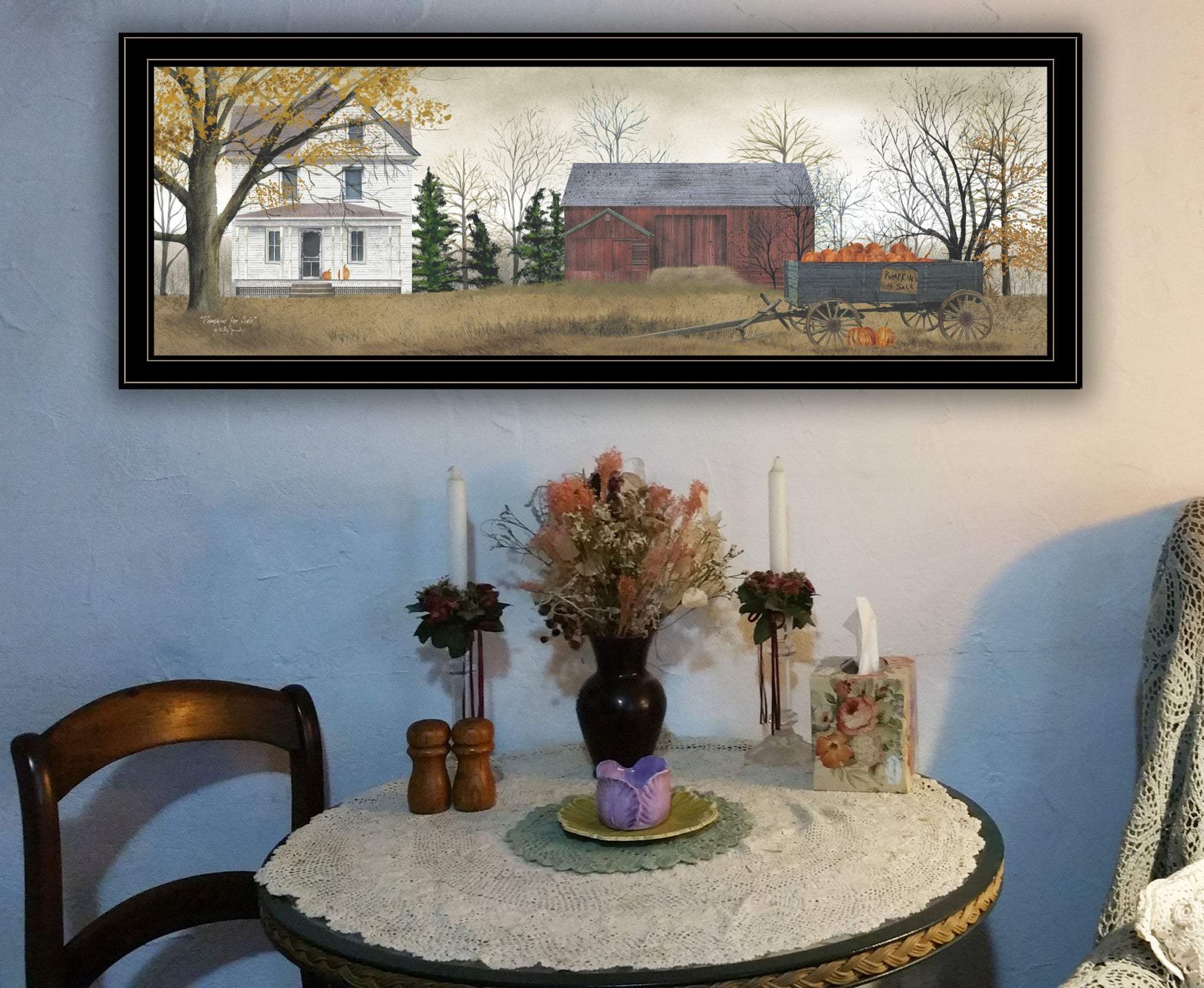 Pumpkins for Sale 6 Black Framed Print Wall Art - Image 4