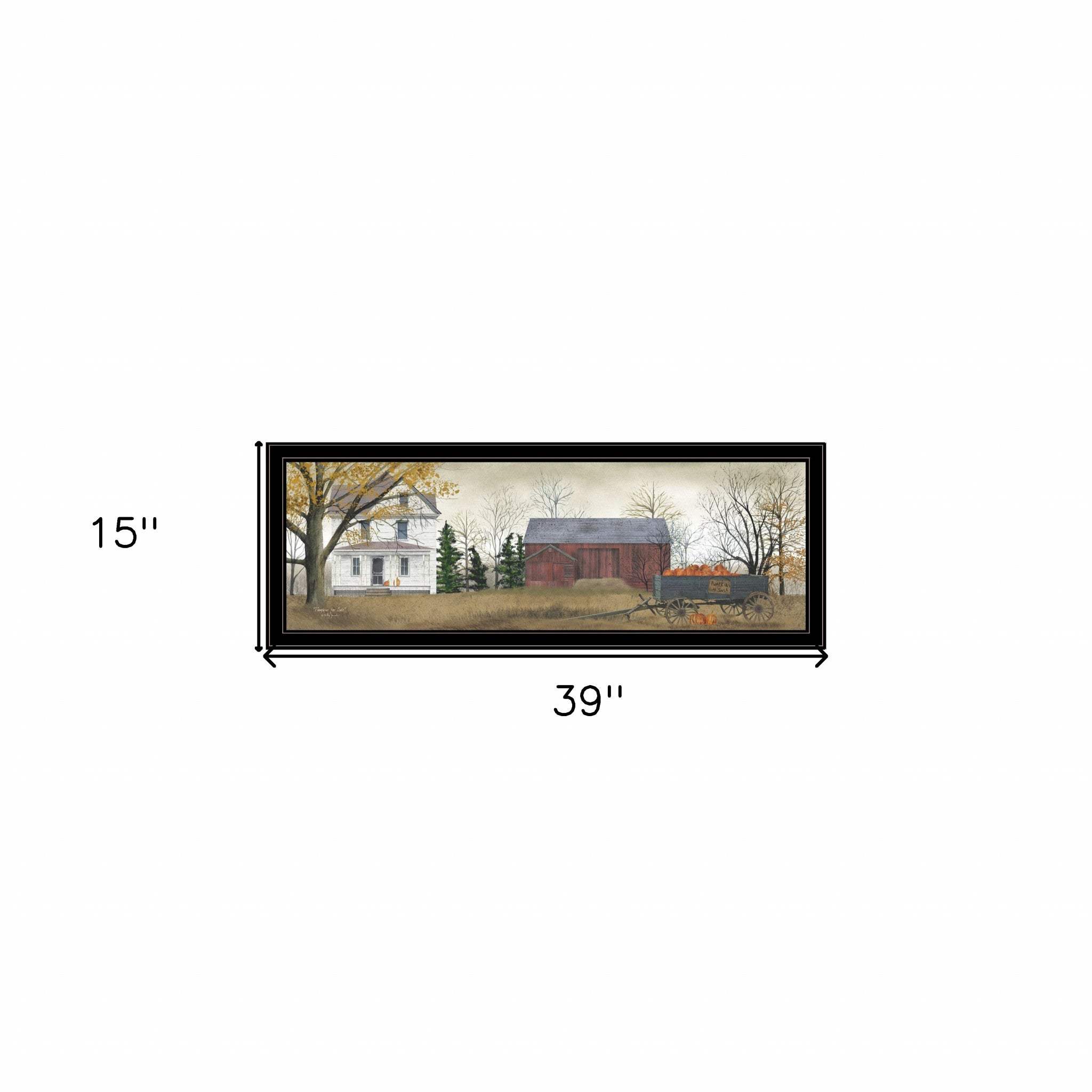 Pumpkins for Sale 6 Black Framed Print Wall Art - Image 5