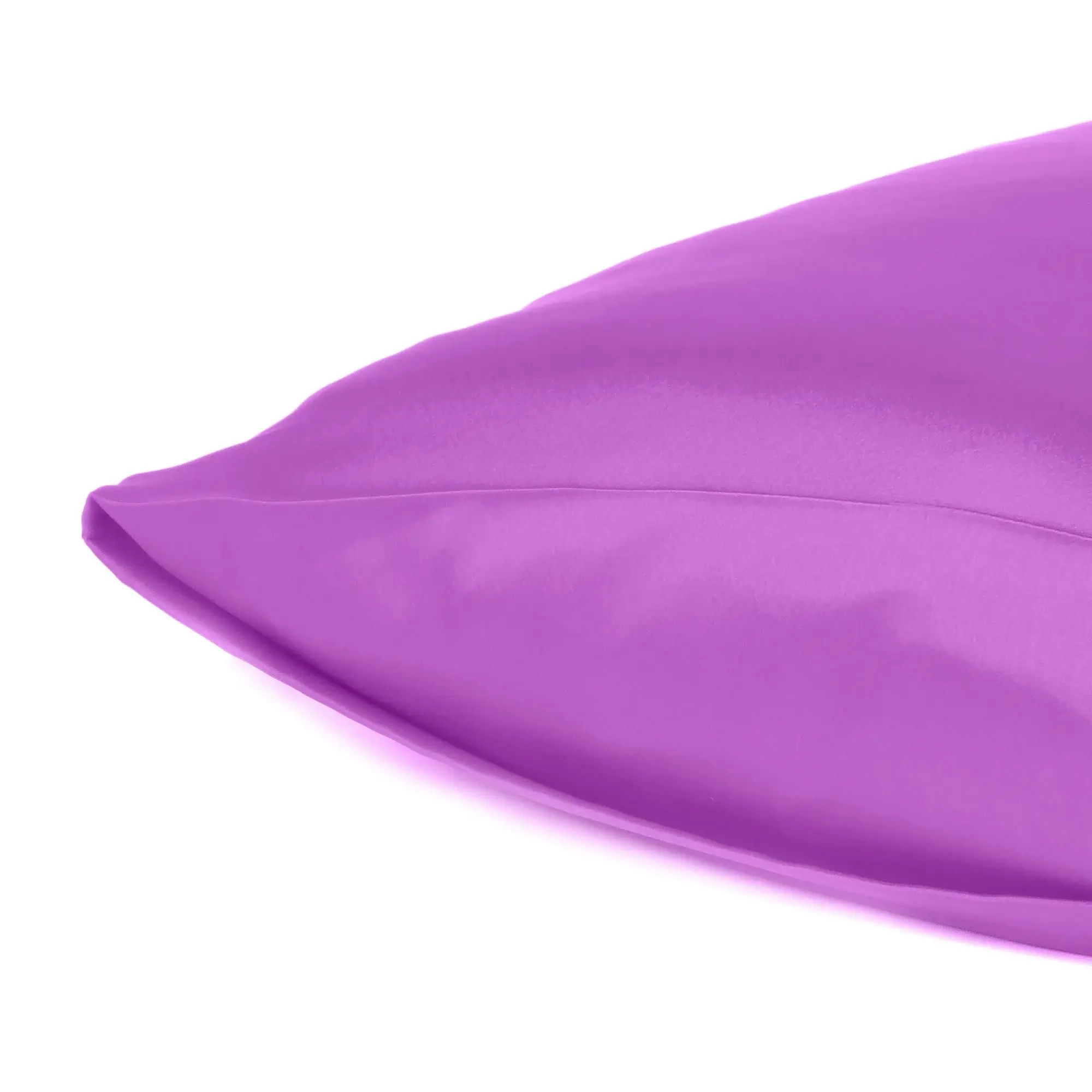 Purple Merlot Dreamy Set Of 2 Silky Satin Queen Pillowcases - Image 5