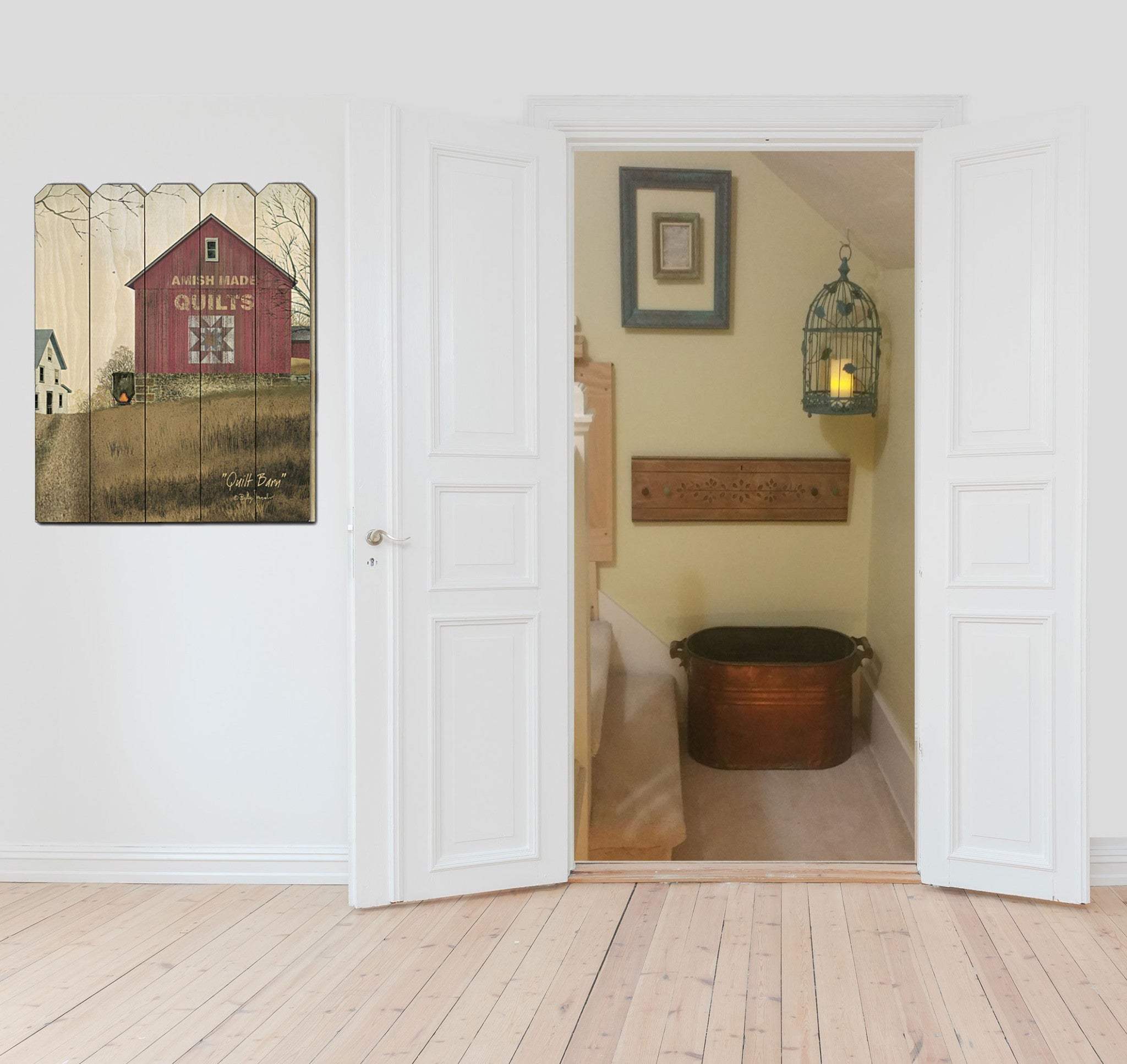Quilt Barn 1 Unframed Wood Wall Art - Image 4