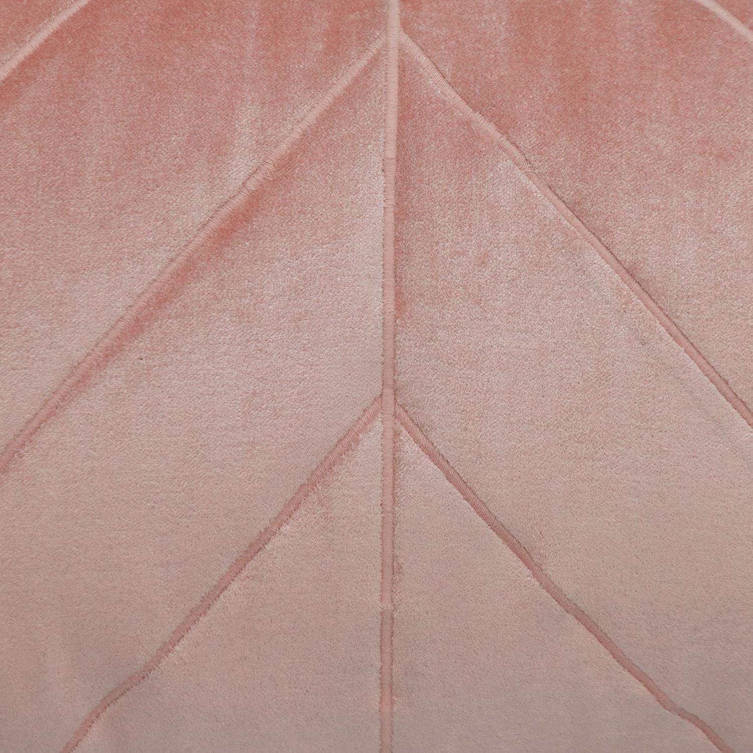 Quilted Velvet Arrows Pink Decorative Lumbar Pillow - Image 9
