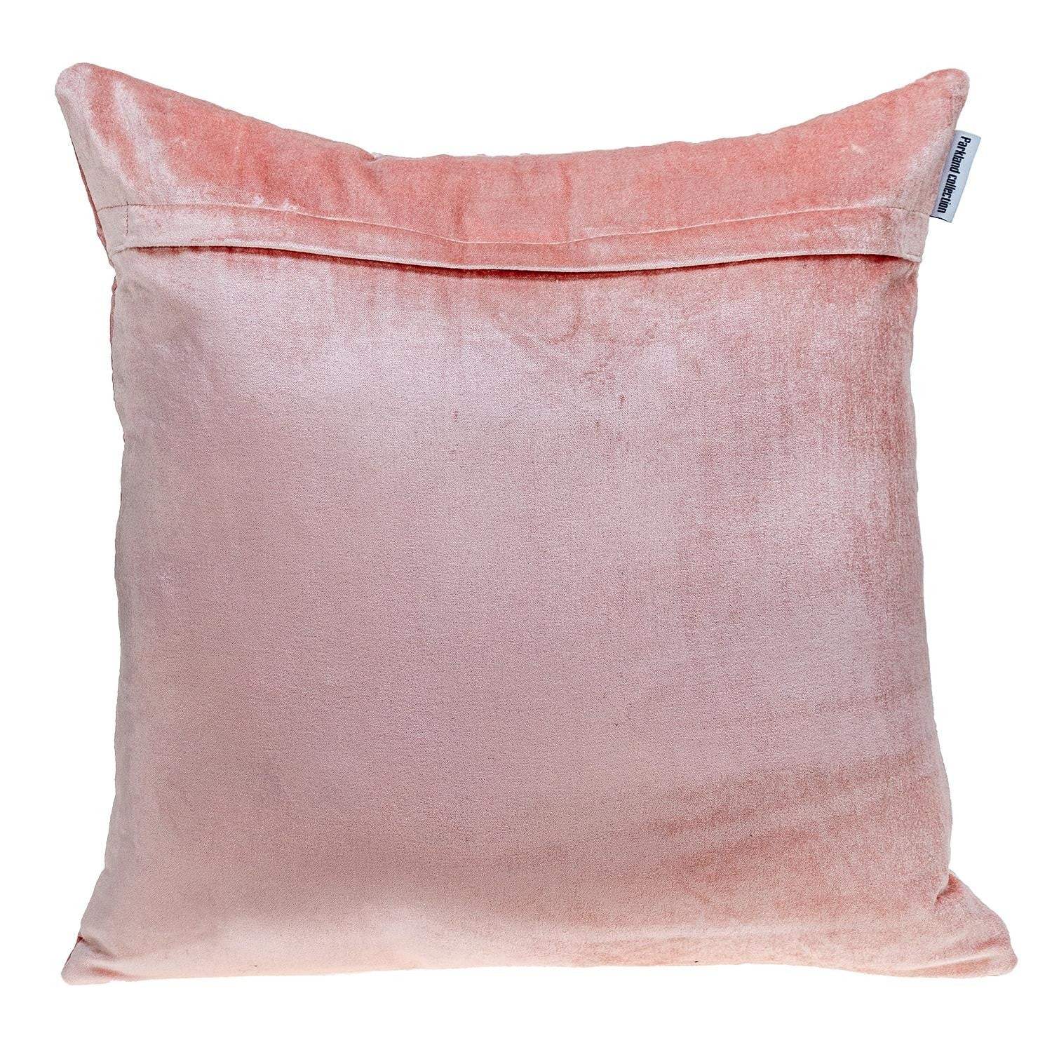 Quilted Velvet Arrows Pink Decorative Throw Pillow - Image 4