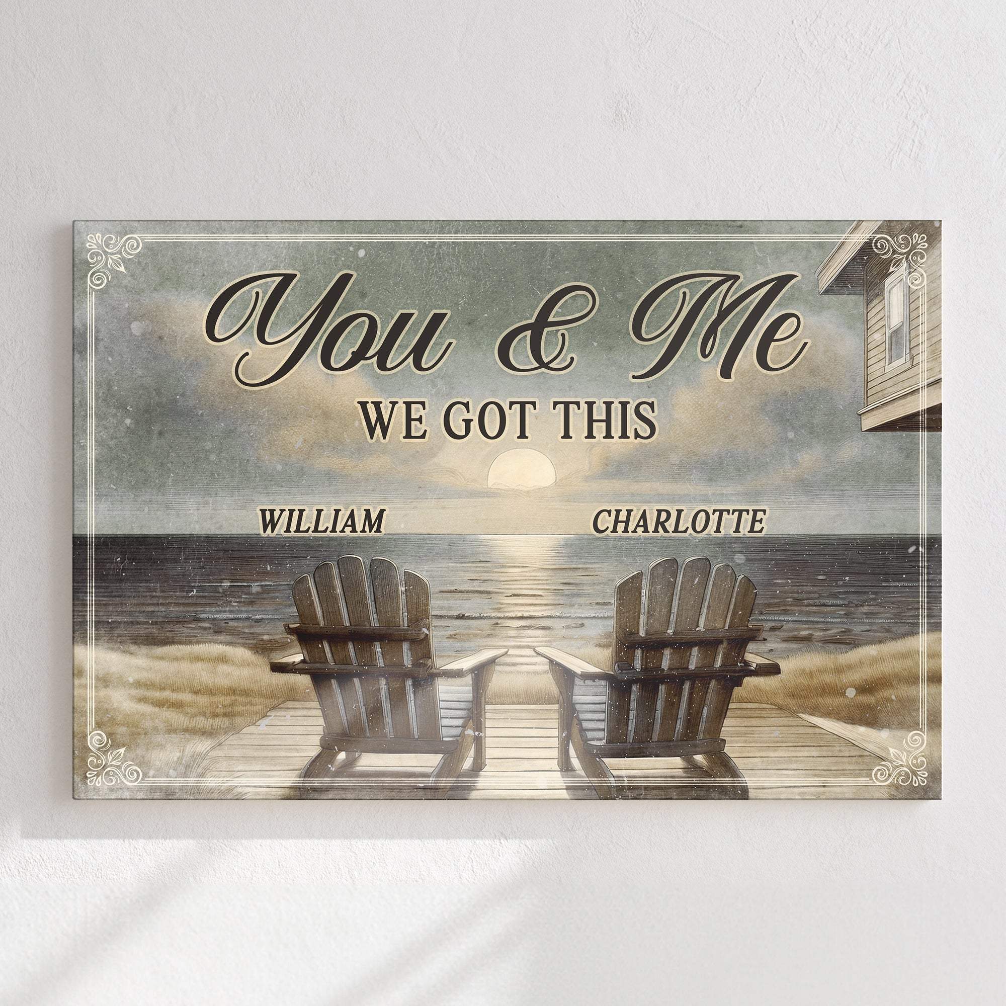 Ranch House Porch Themed We Got This Couple Sign - Image 2