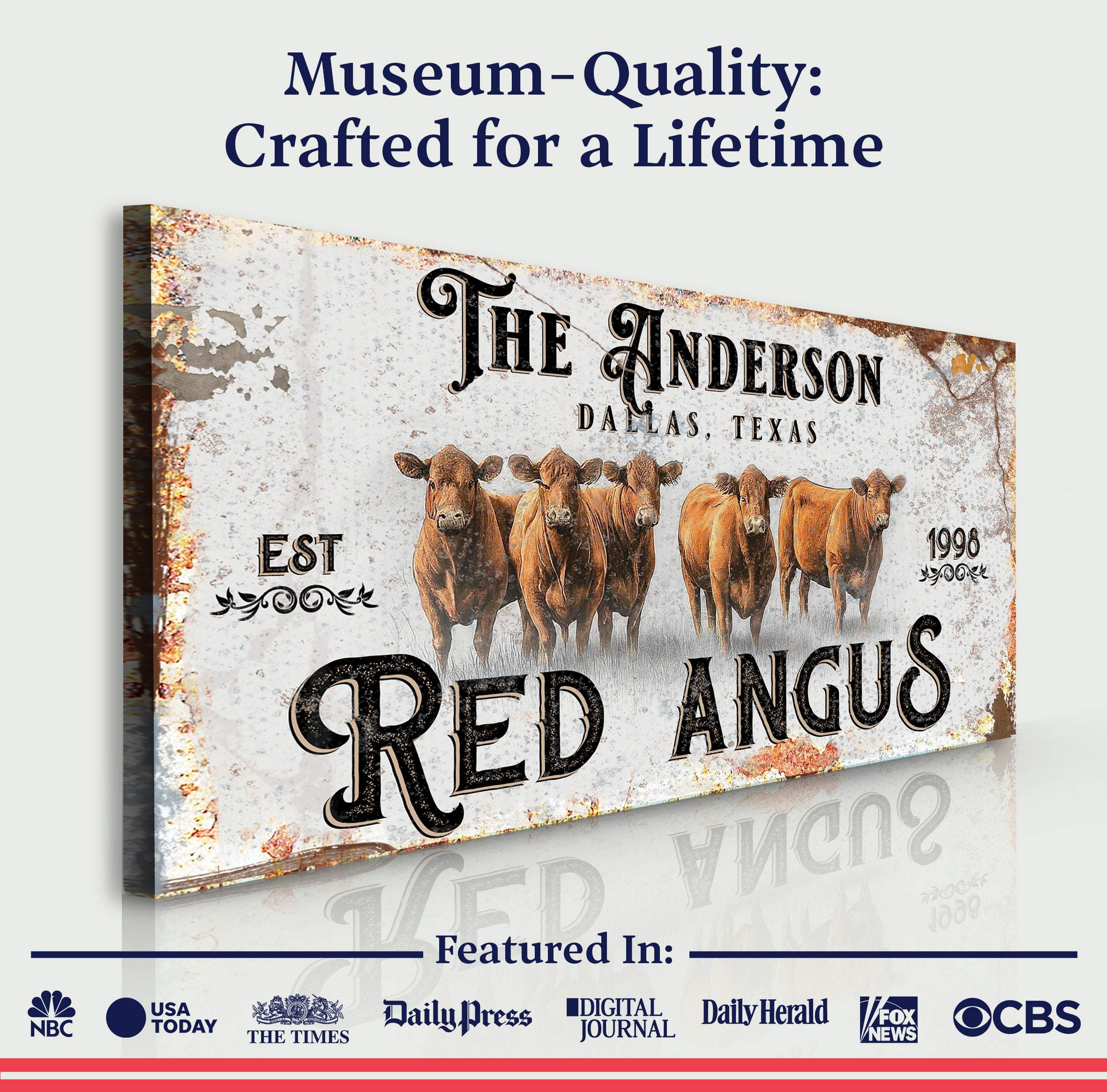 Red Angus Sign - Image 4