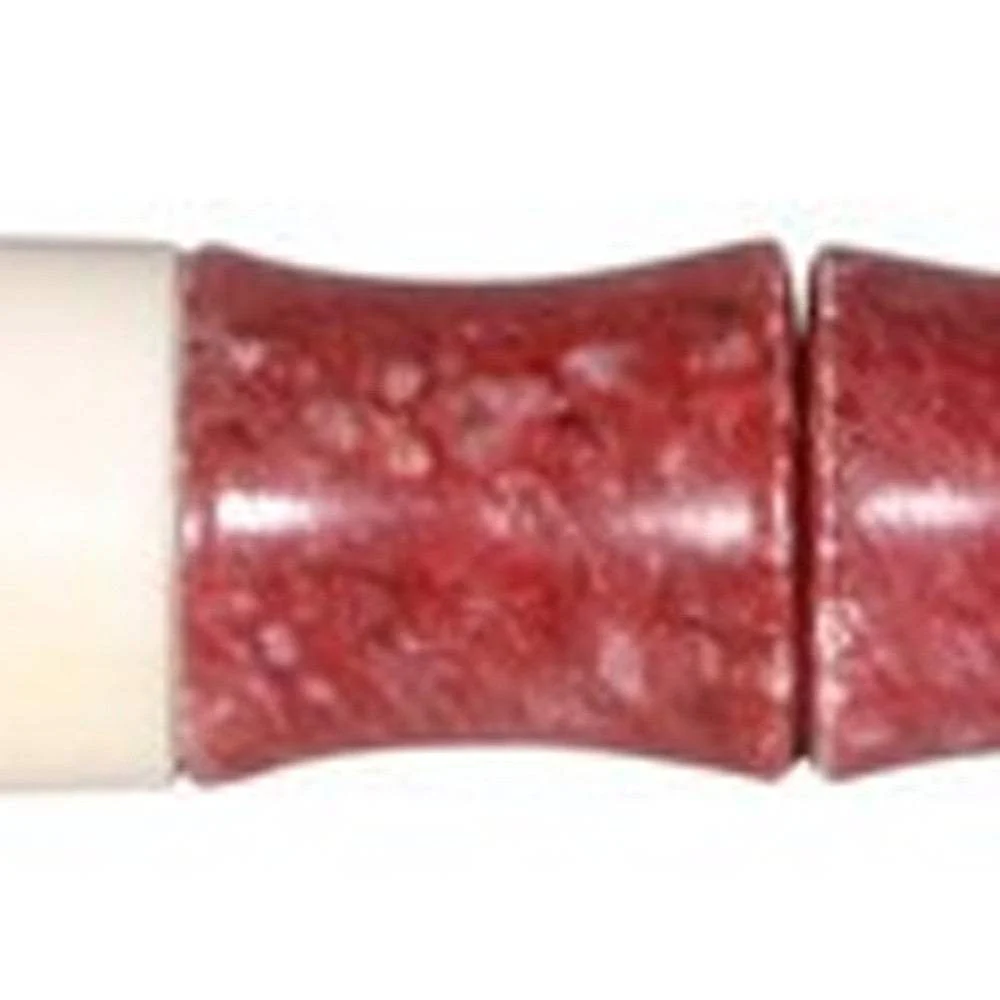 Red Spotted Jade Faux Bamboo Decorative Calligraphy Brush - Image 4