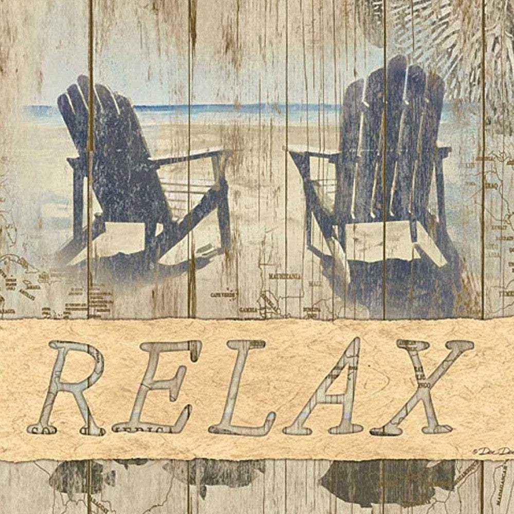 RELAX 1 White Framed Print Wall Art - Image 3