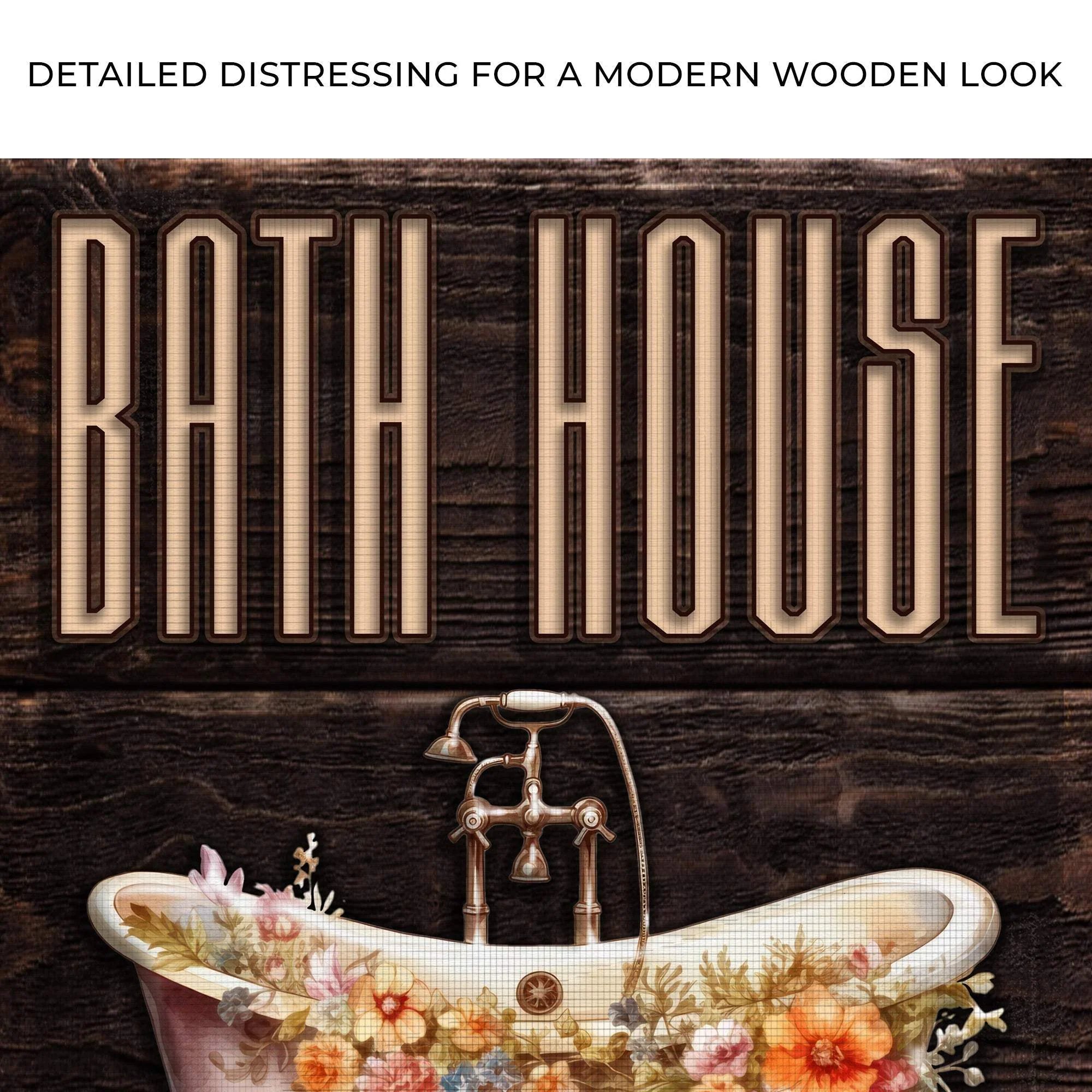 Rinse And Relax Bath House Sign - Image 4