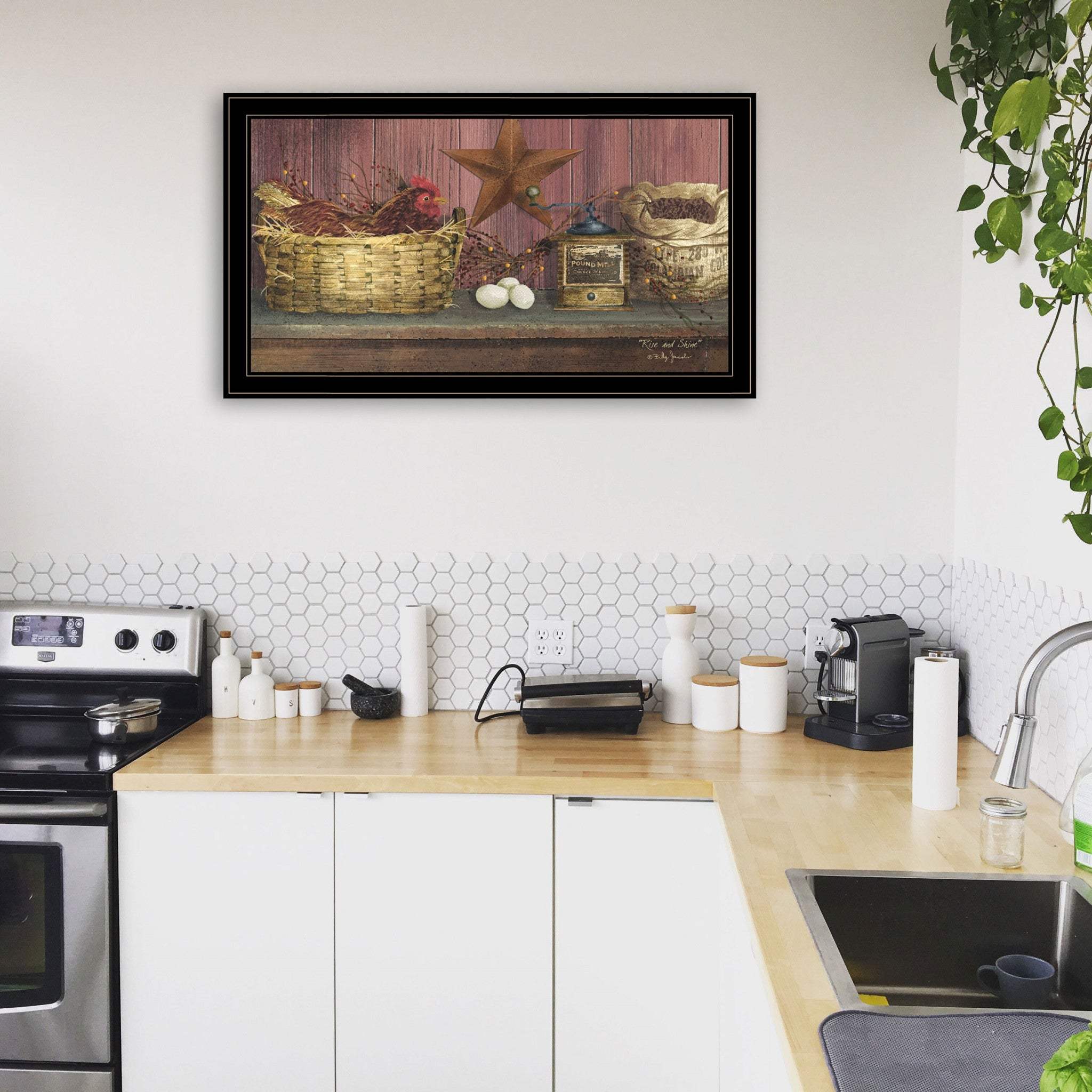 Rise and Shine 12 Black Framed Print Wall Art - Image 4