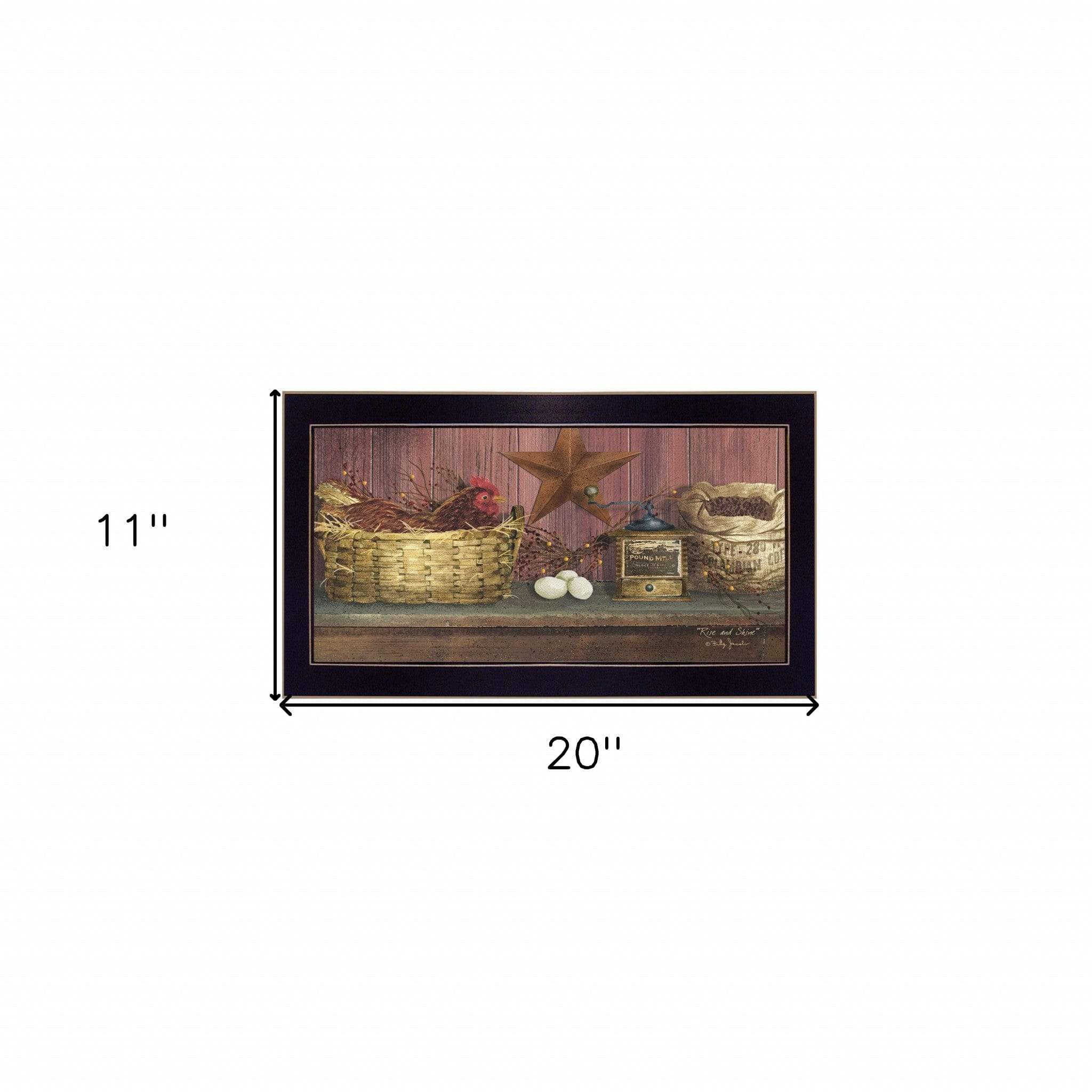 Rise and Shine 3 Black Framed Print Wall Art - Image 5