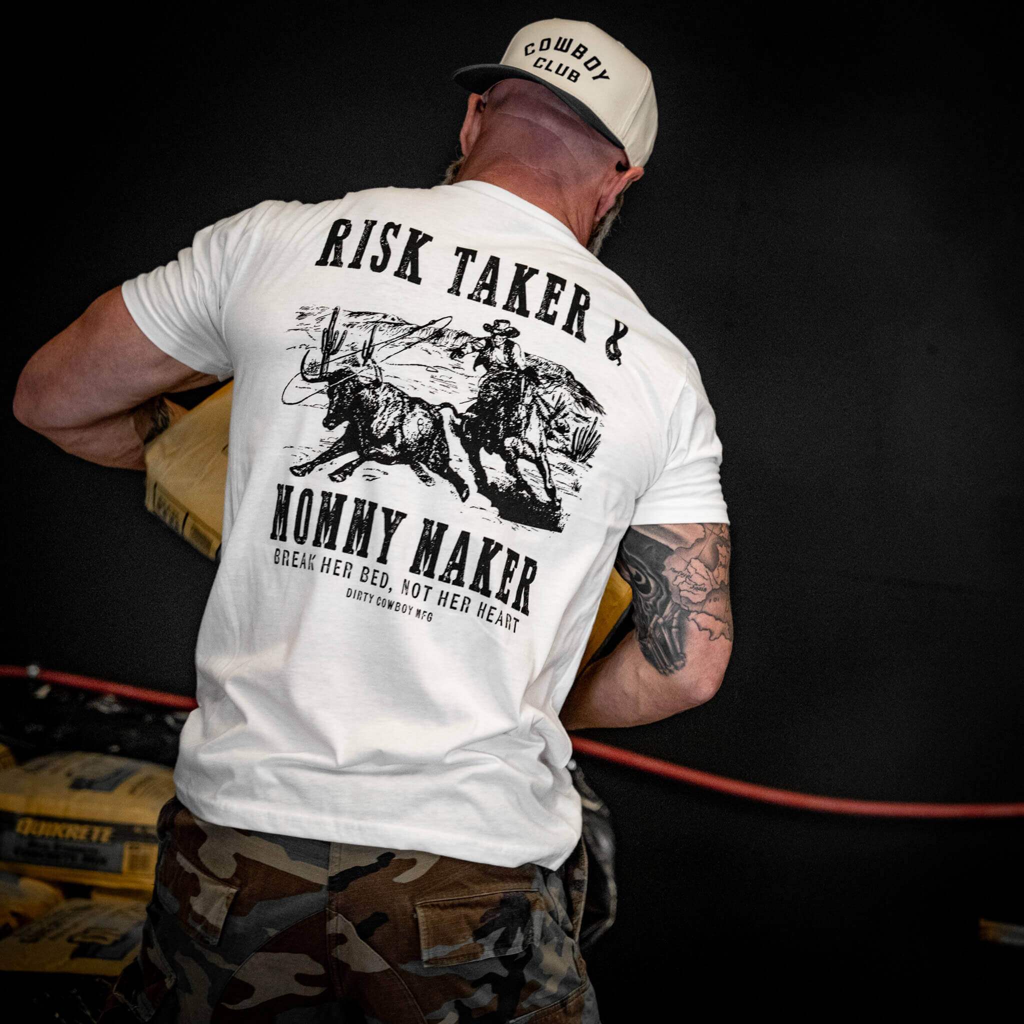 Risk Taker & Mommy Maker Men's T-Shirt - Image 12