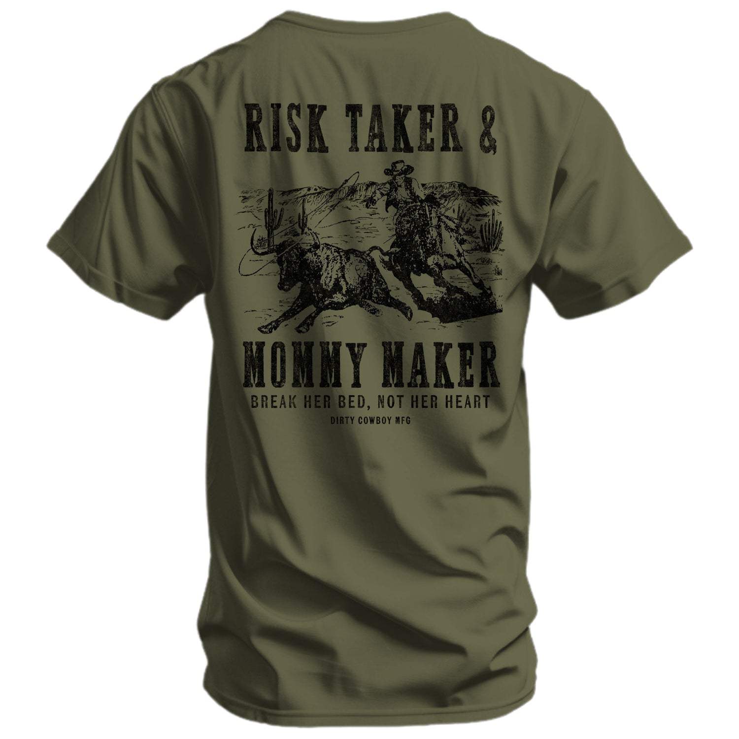 Risk Taker & Mommy Maker Men's T-Shirt - Image 16