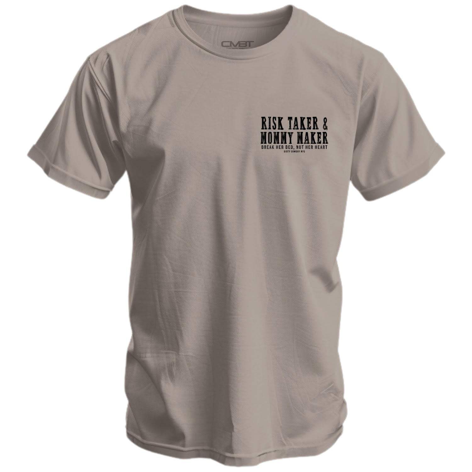 Risk Taker & Mommy Maker Men's T-Shirt - Image 4
