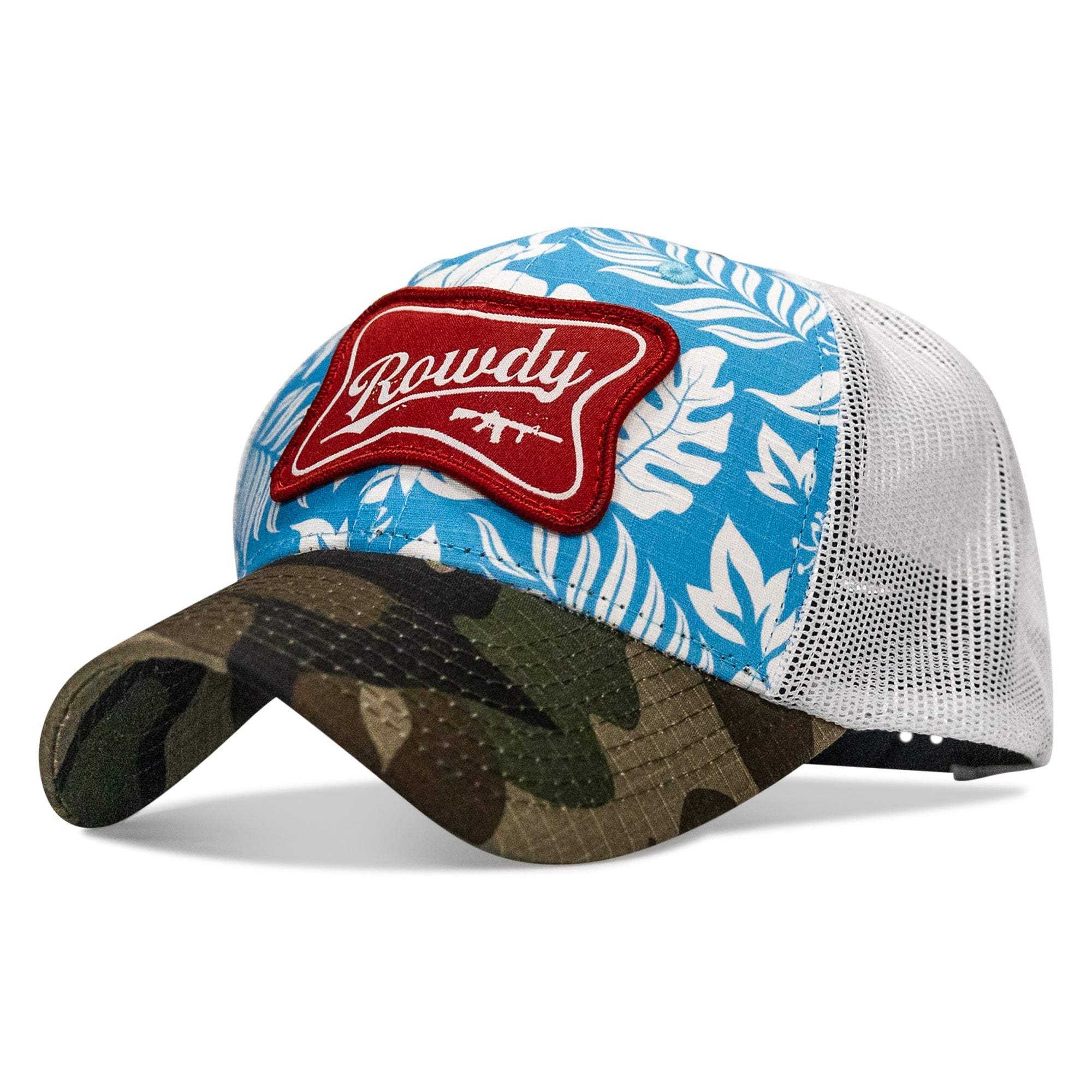 Rowdy Beer Logo Patch Original Ripstop Classic Snapback Hat - Image 2