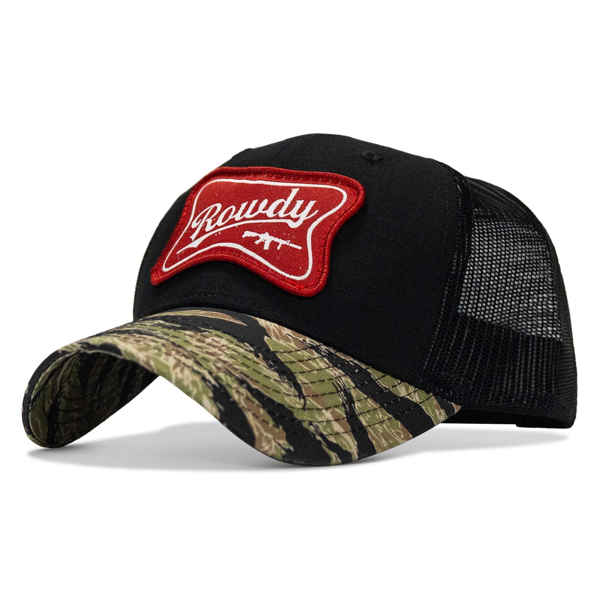 Rowdy Beer Logo Patch Original Ripstop Classic Snapback Hat - Image 24