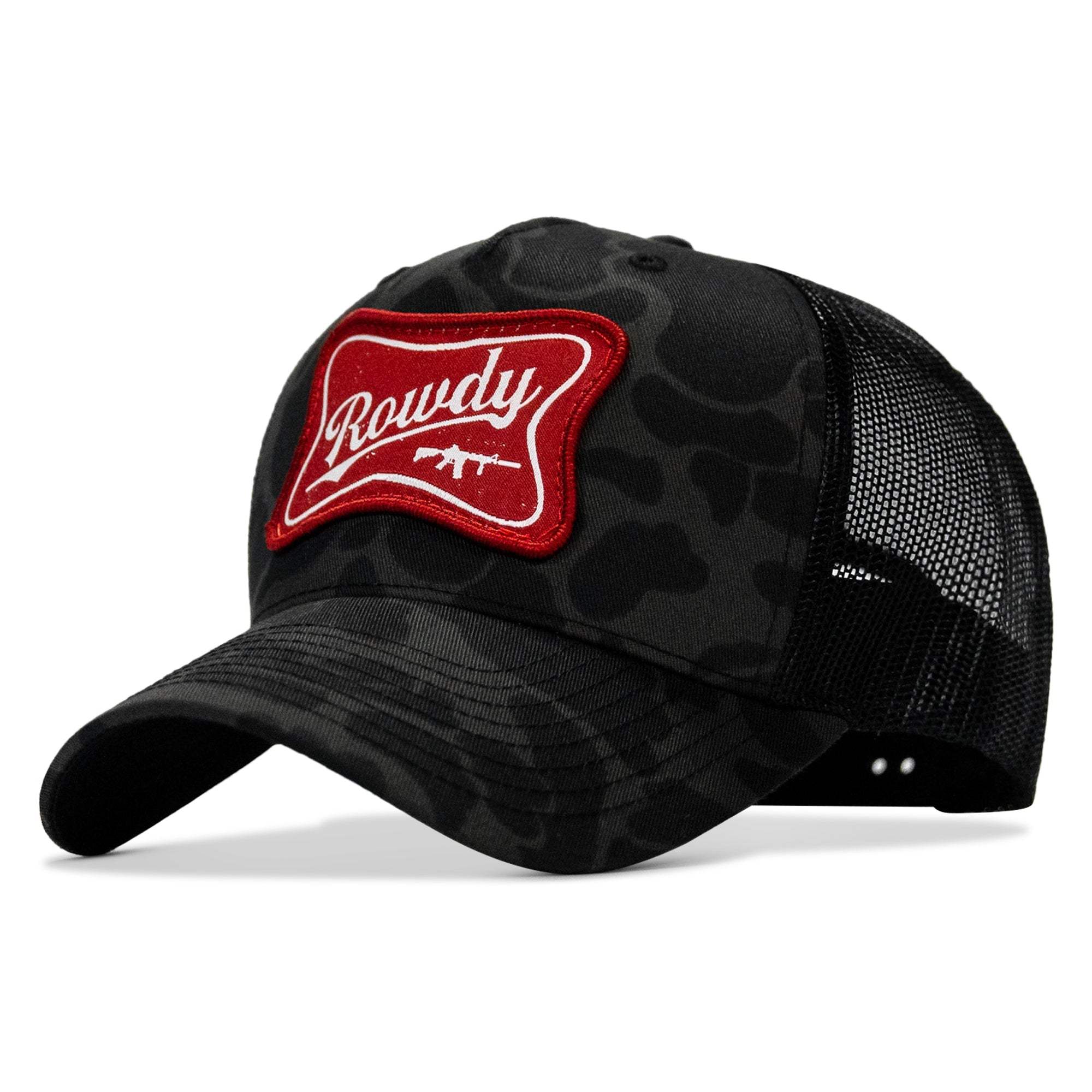 Rowdy Beer Logo Patch Snapback Hat - Image 35
