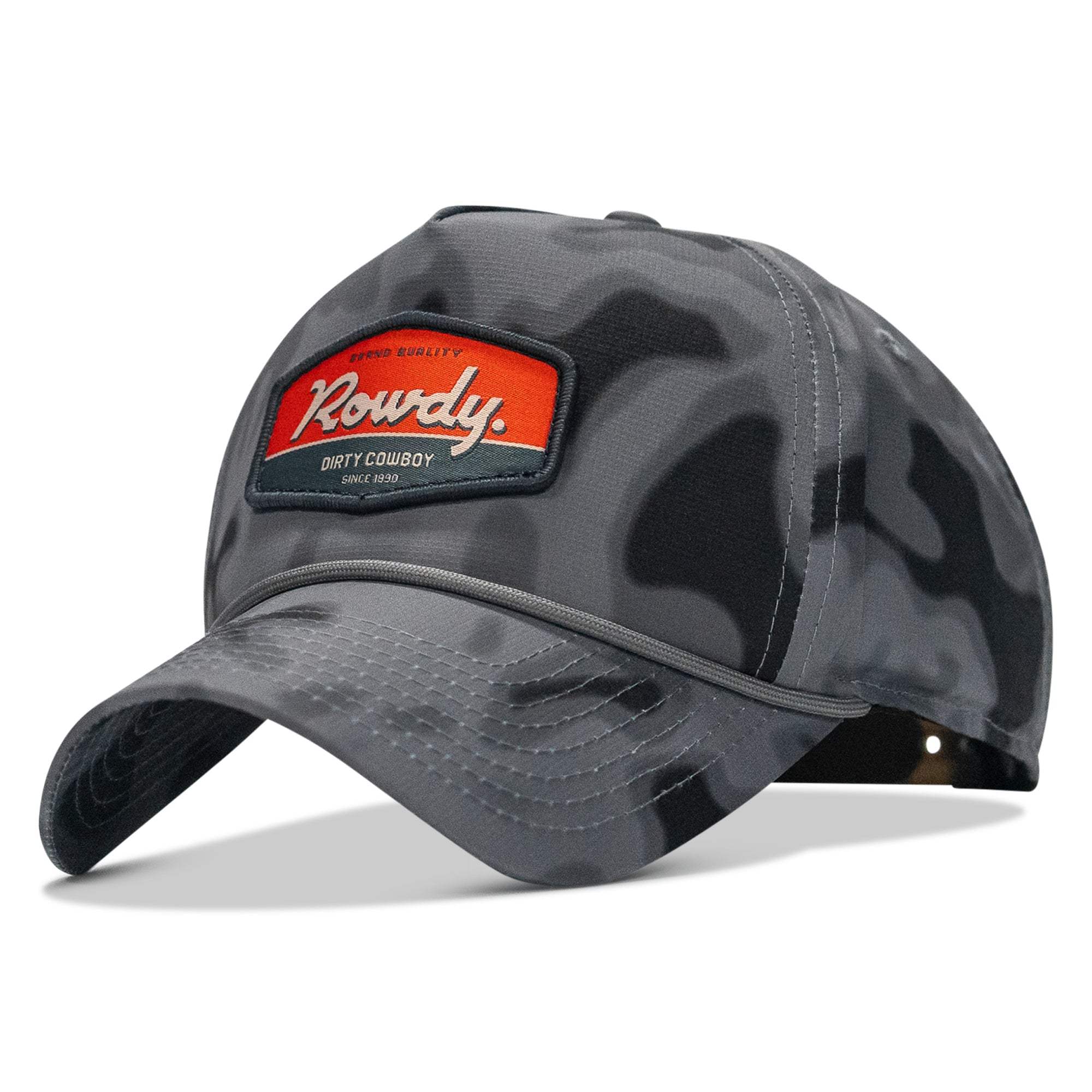 Rowdy Dirty Cowboy Patch Weekender Snapback - Image 7