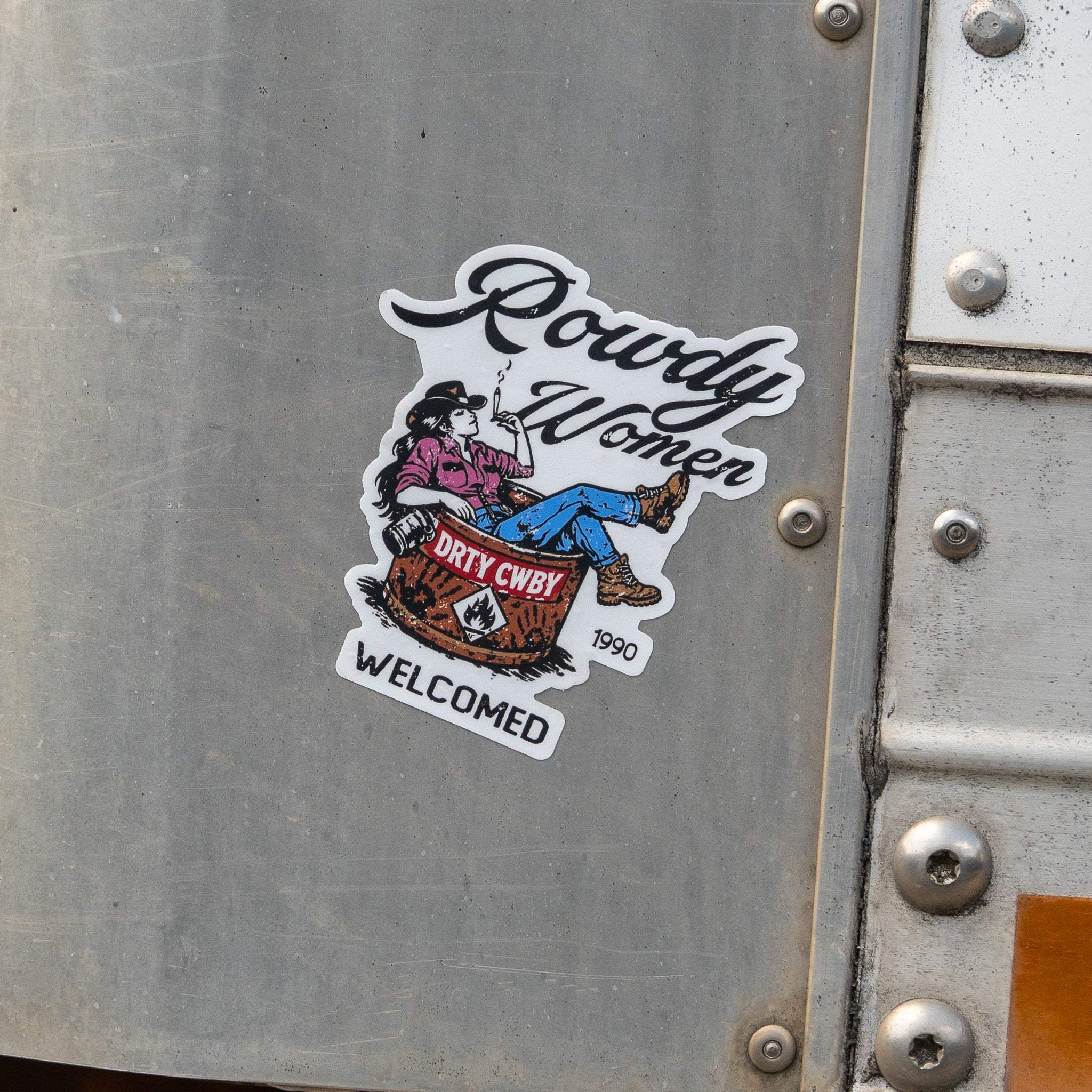 Rowdy Women Welcomed Decal - Image 2