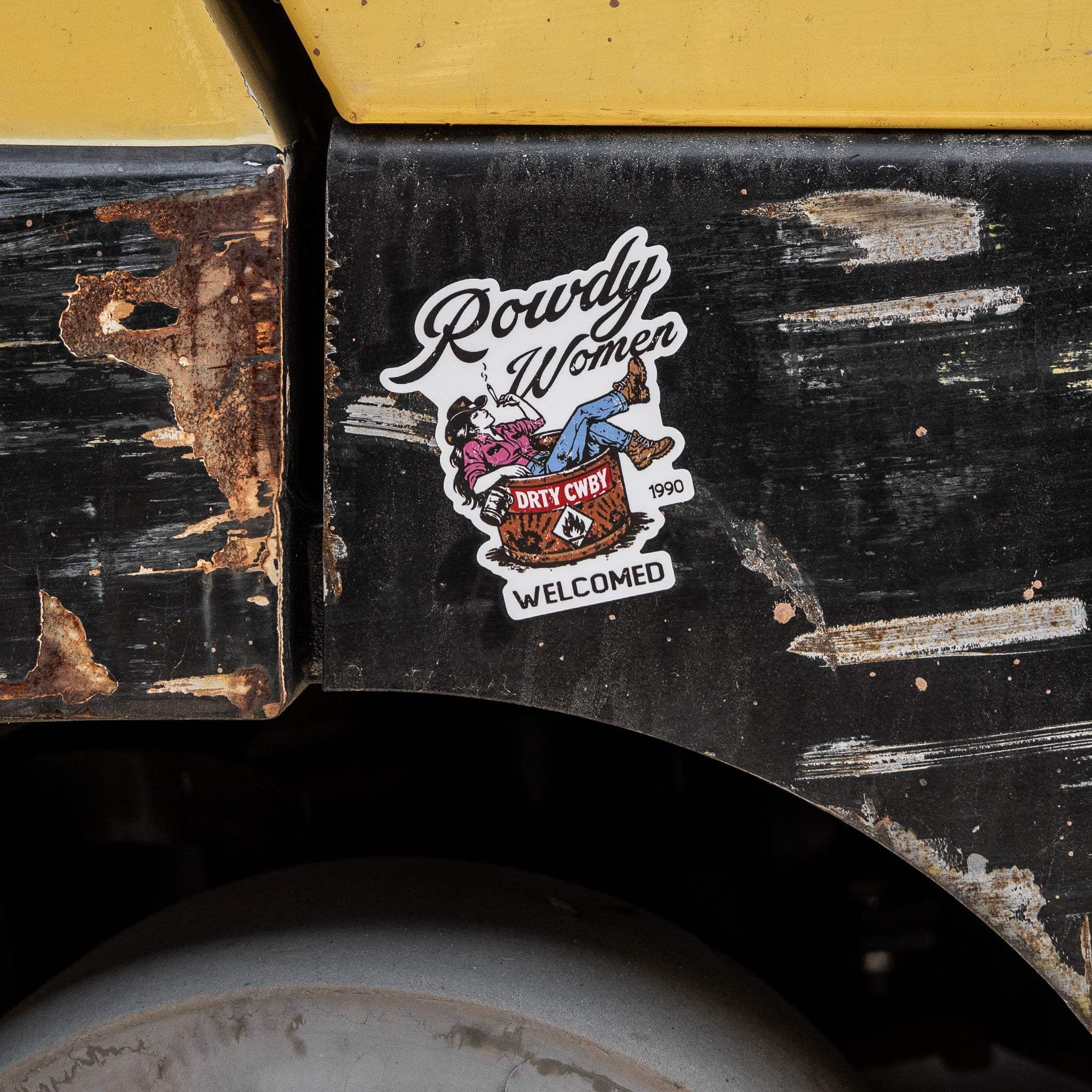 Rowdy Women Welcomed Decal - Image 3