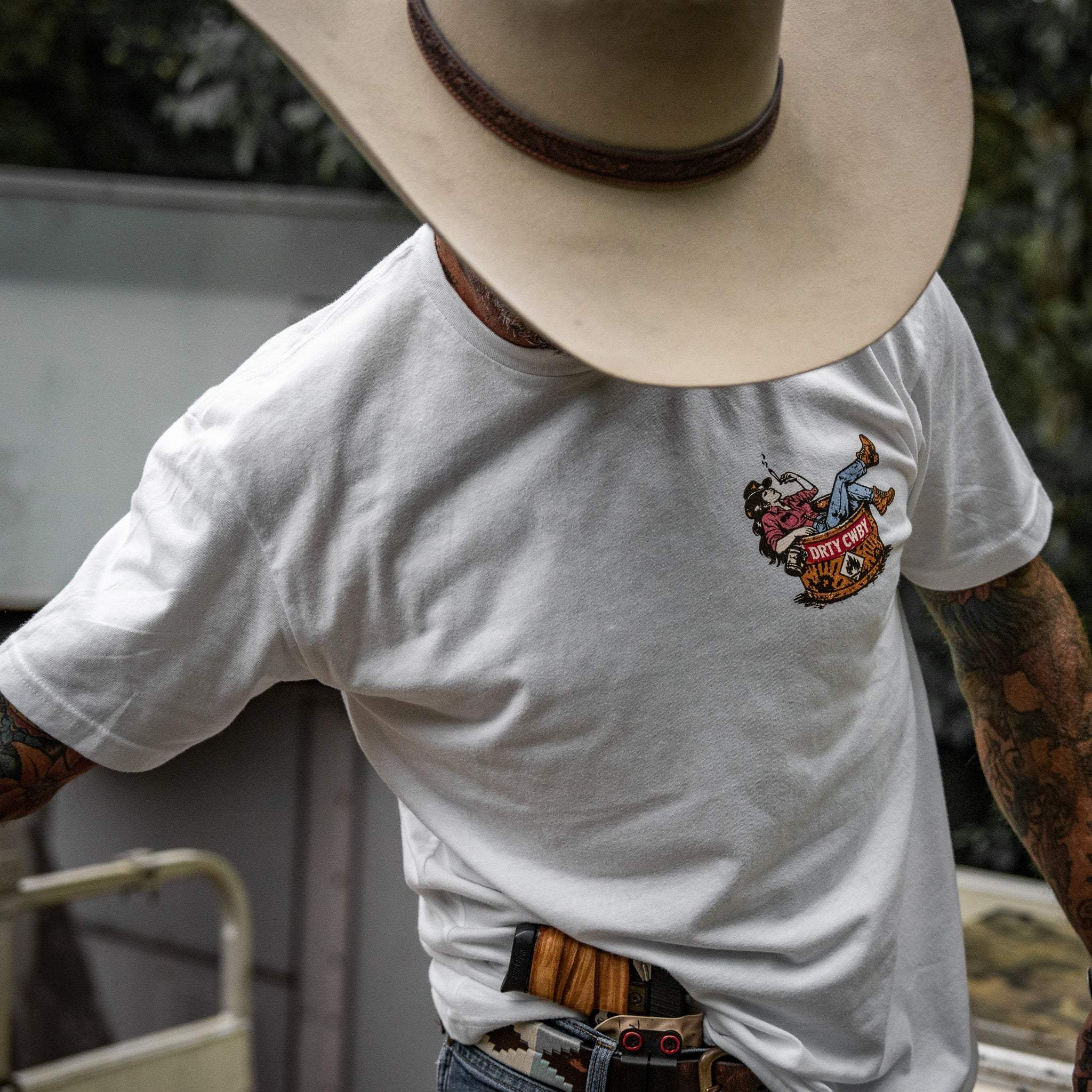 Rowdy Women Welcomed Men's T-Shirt - Image 6