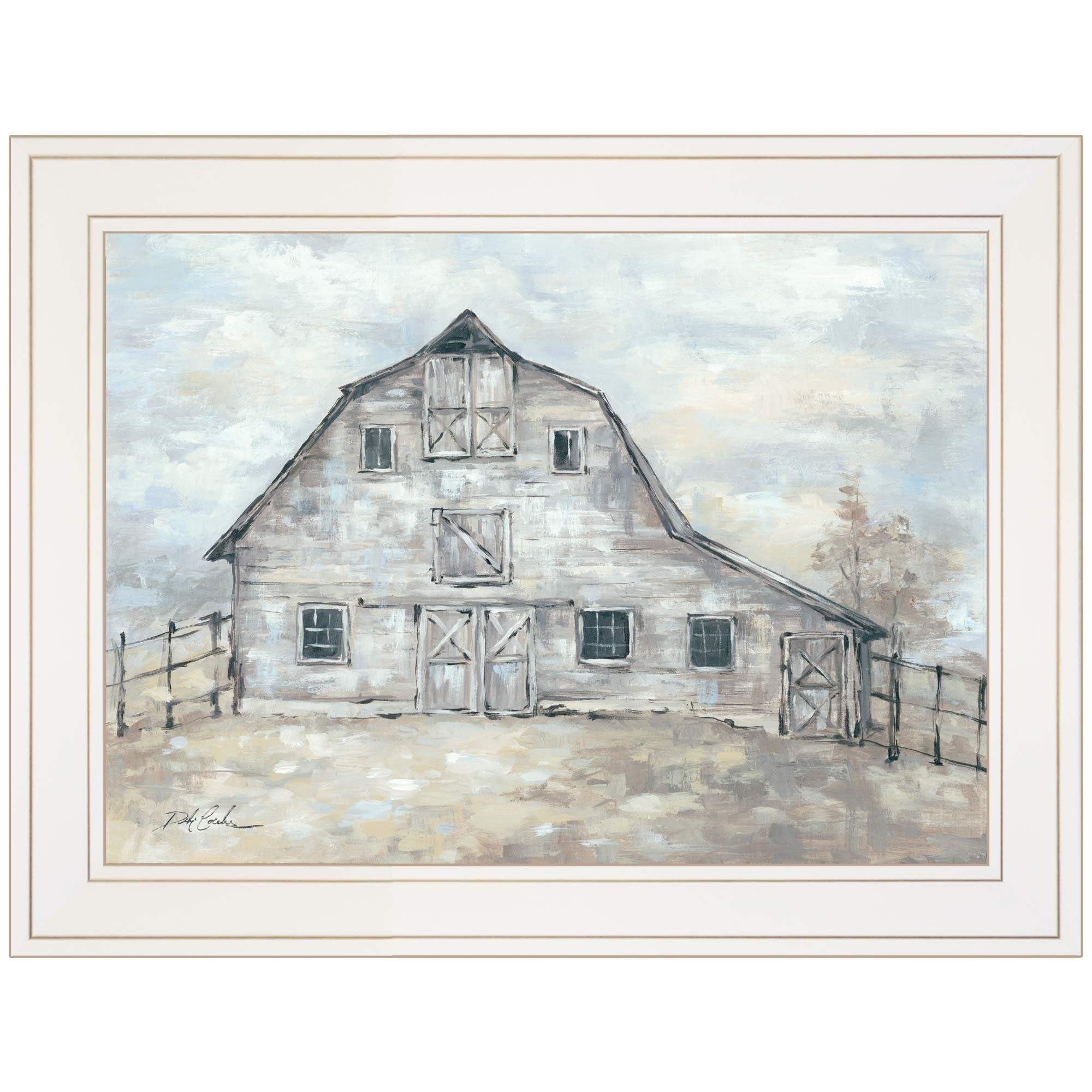 Rustic Beauty 1 White Framed Print Wall Art - Image 2