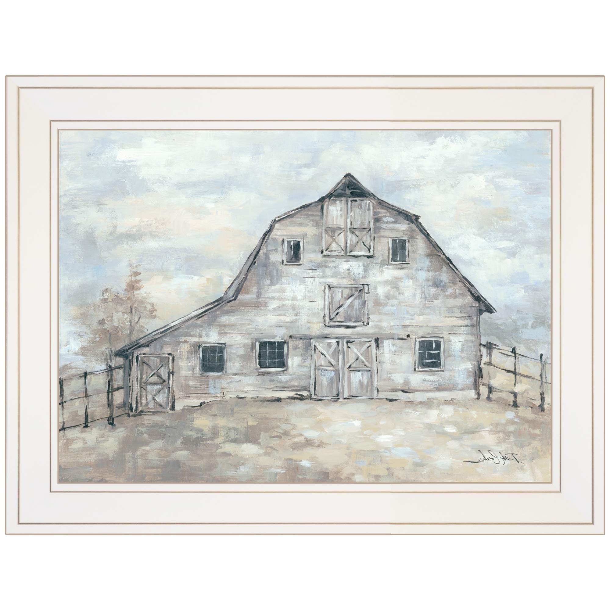 Rustic Beauty 1 White Framed Print Wall Art - Image 3