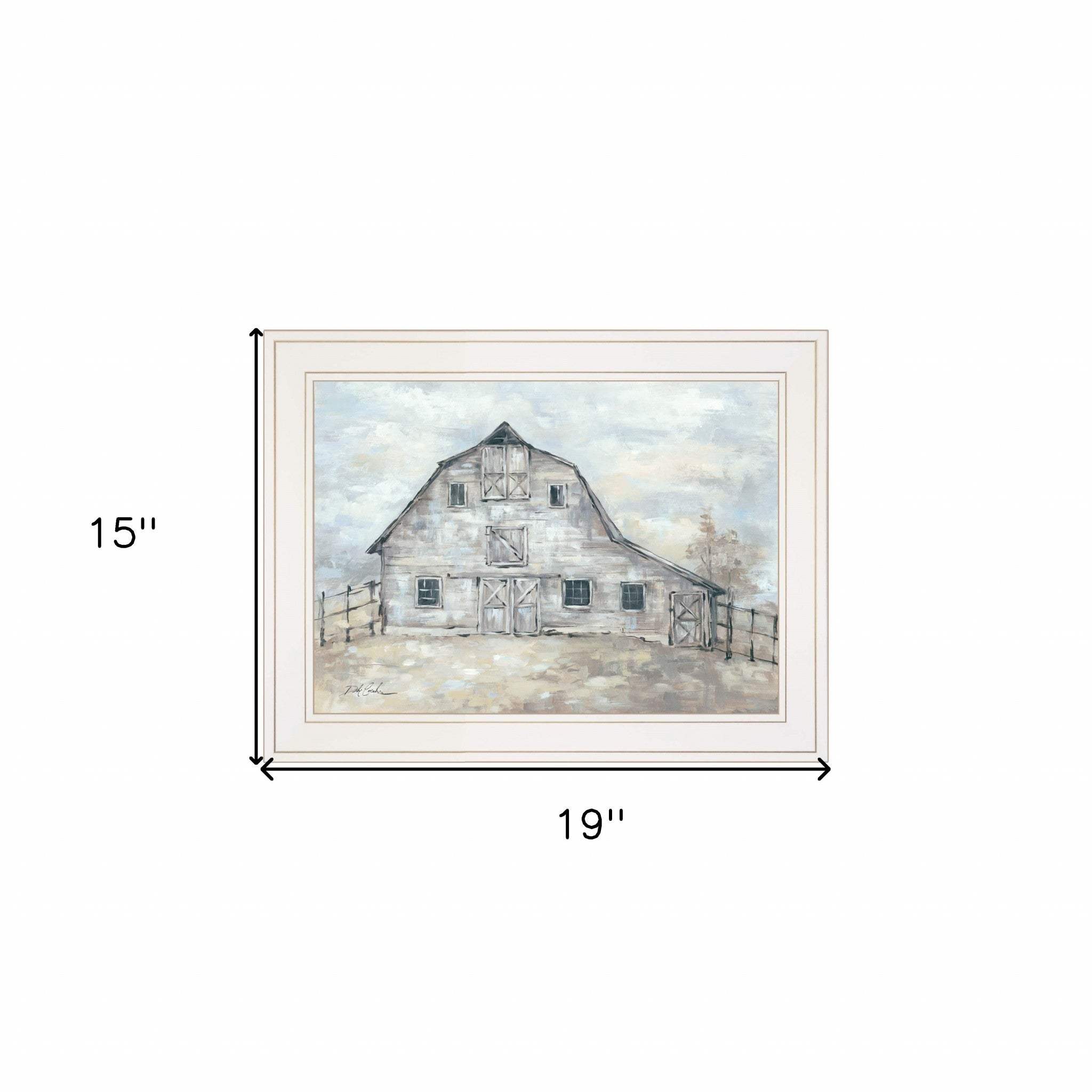 Rustic Beauty 1 White Framed Print Wall Art - Image 6