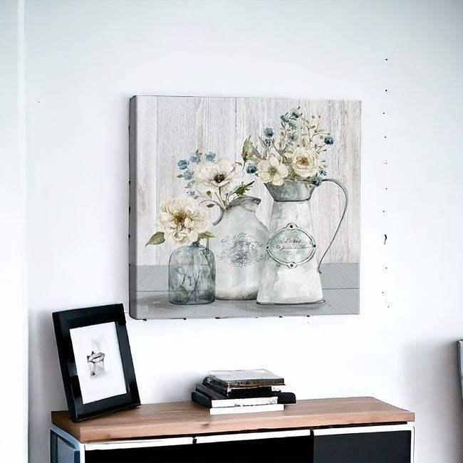 Rustic Flowers Unframed Print Wall Art - Image 2