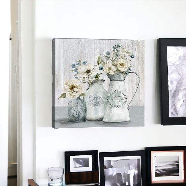 Rustic Flowers Unframed Print Wall Art - Image 3