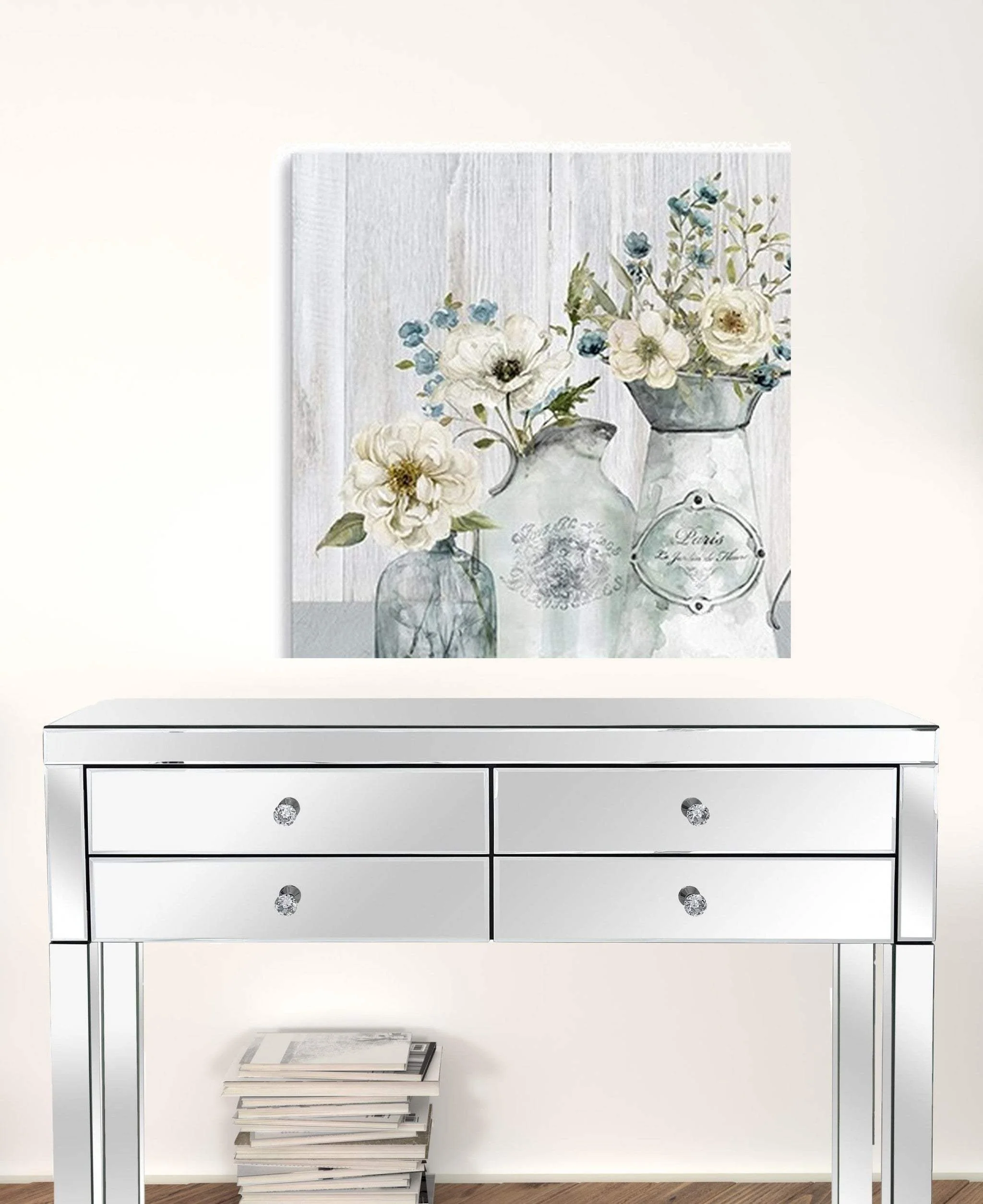 Rustic Flowers Unframed Print Wall Art - Image 5