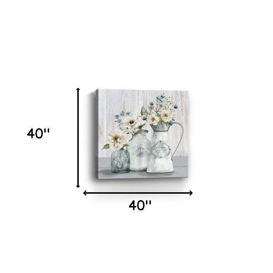 Rustic Flowers Unframed Print Wall Art - Image 9