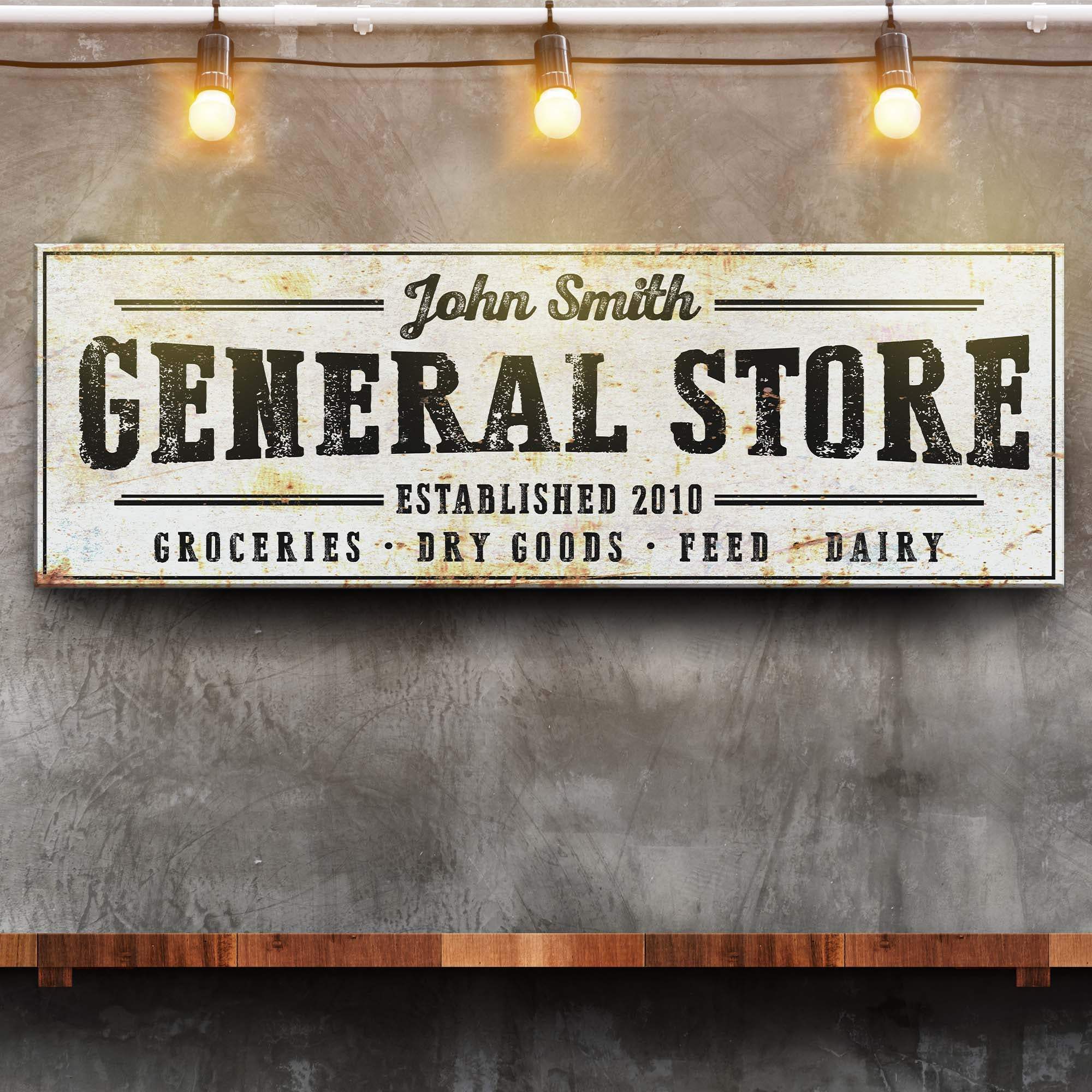 Rustic General Store Sign - Image 3