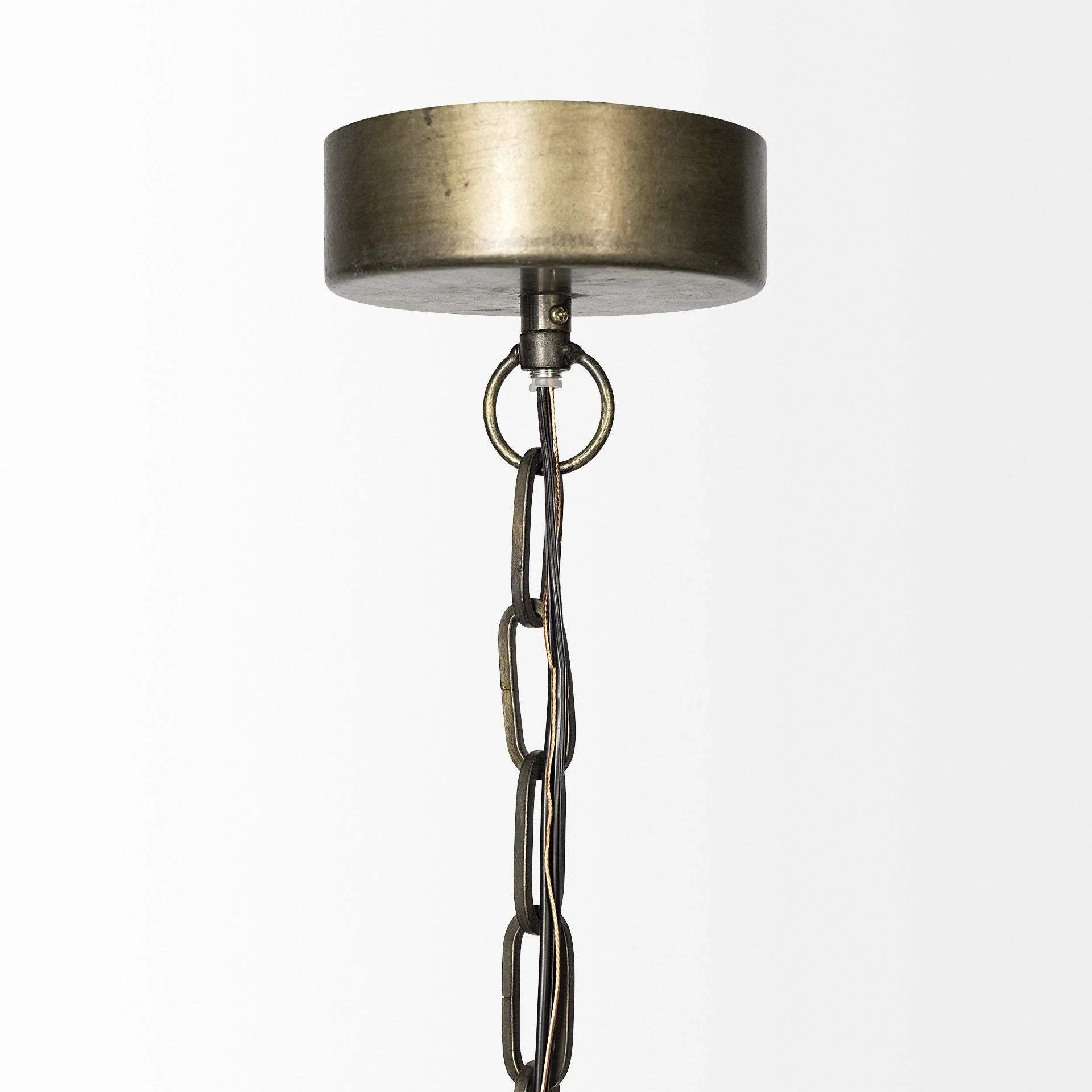 Rustic Gold Ton Metal Dome Hanging Light - Image 4