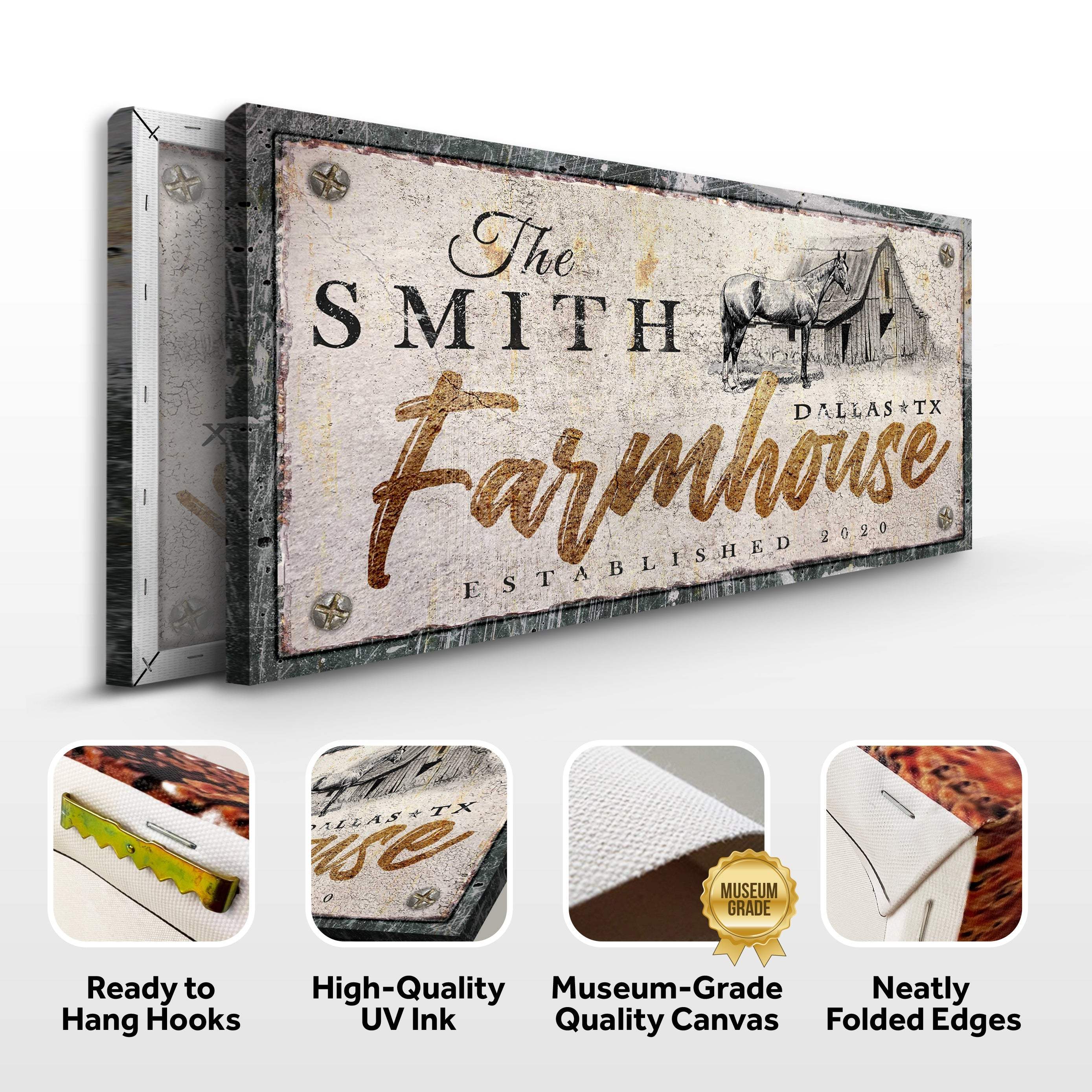 Rustic Horse Farmhouse Sign III - Image 4