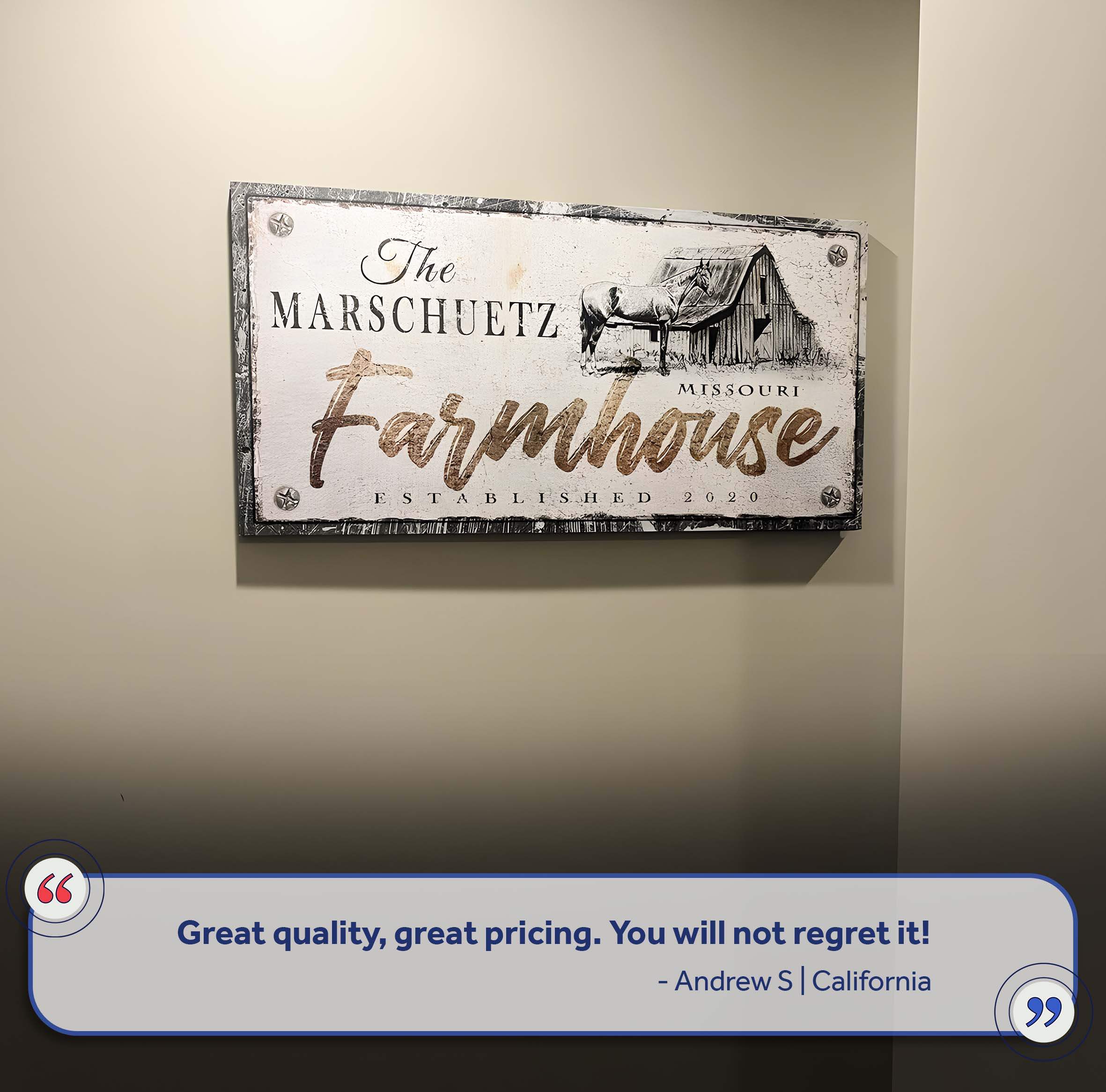 Rustic Horse Farmhouse Sign III - Image 7