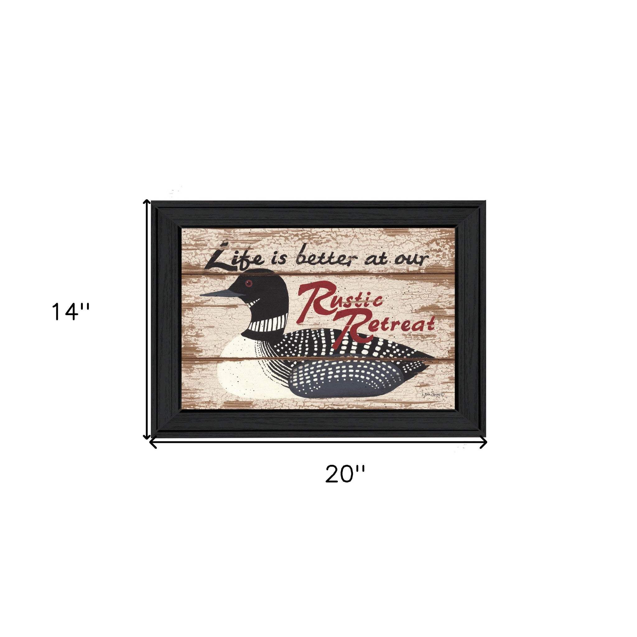 Rustic Retreat Black Framed Print Wall Art - Image 5