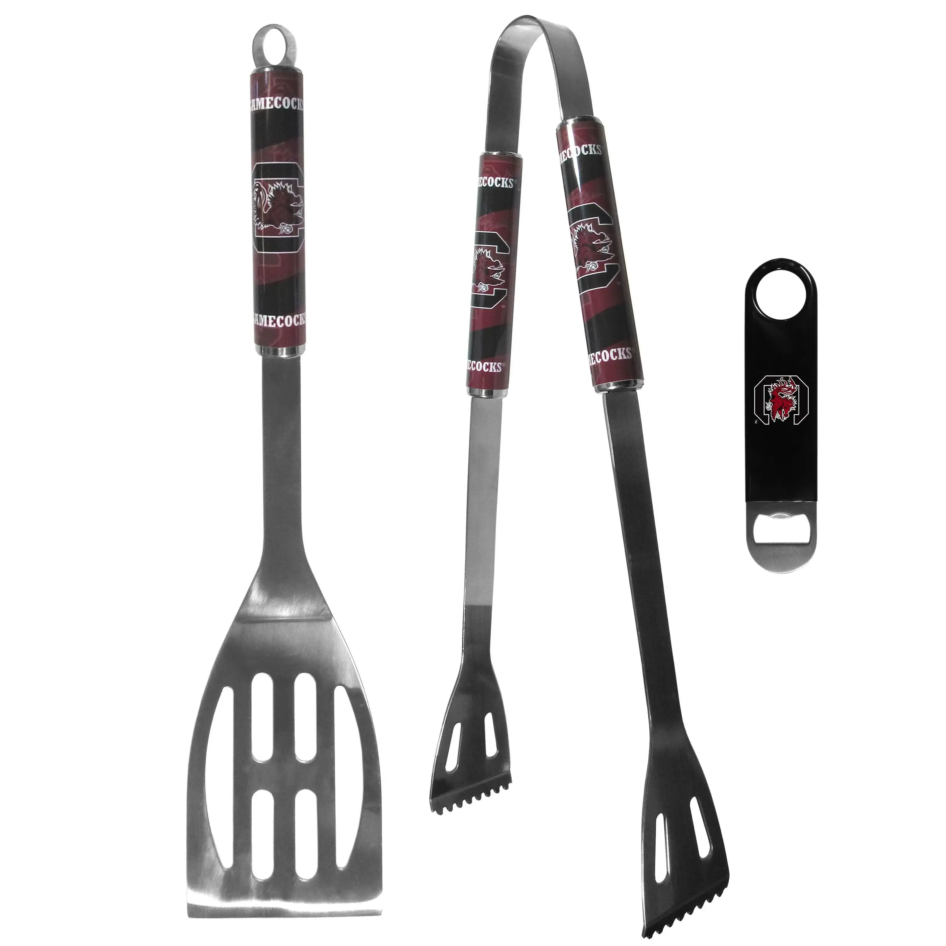 S. Carolina Gamecocks 2 pc BBQ Set and Bottle Opener
