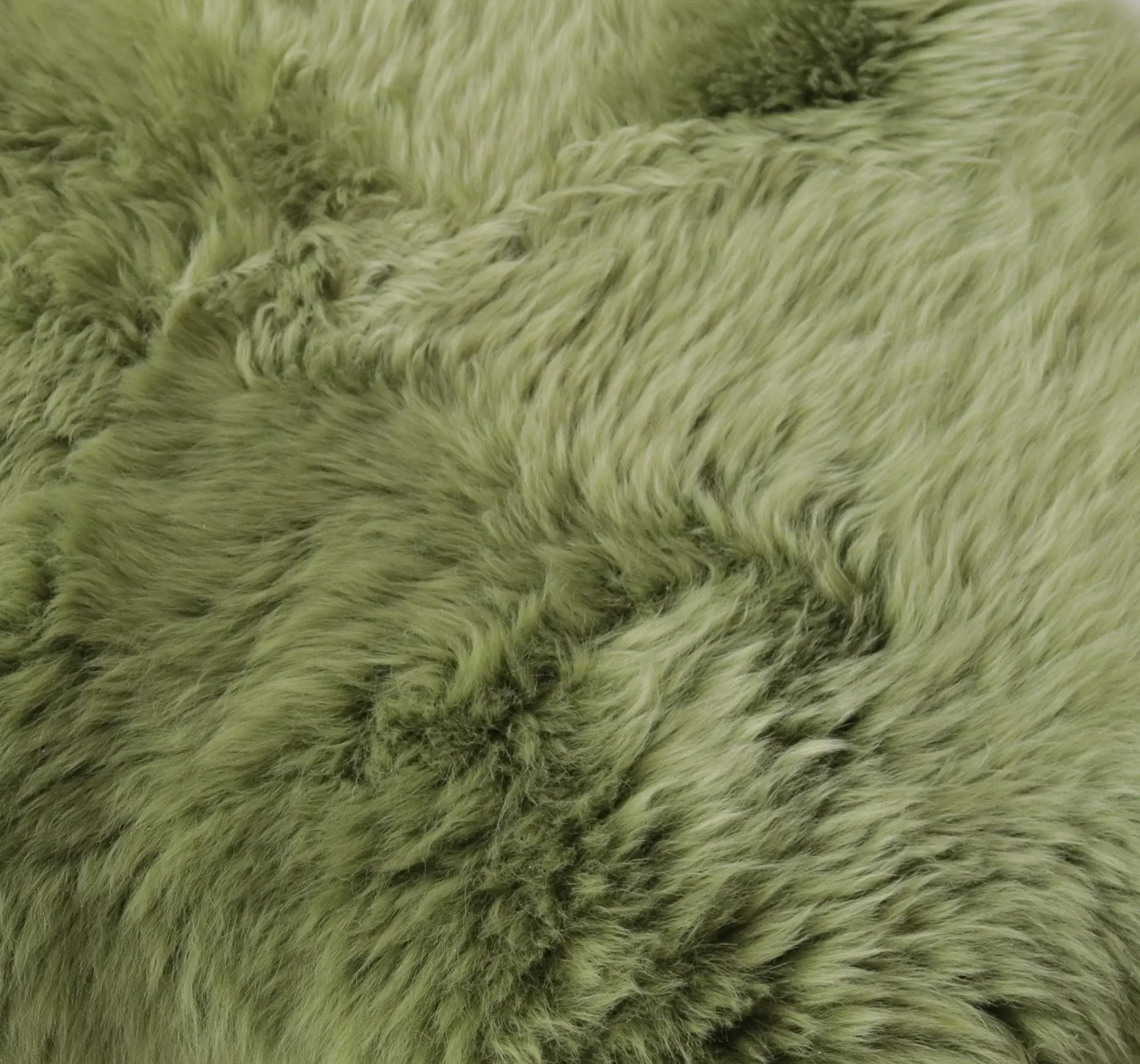 Sage Green New Zealand Natural  Sheepskin Rug - Image 7
