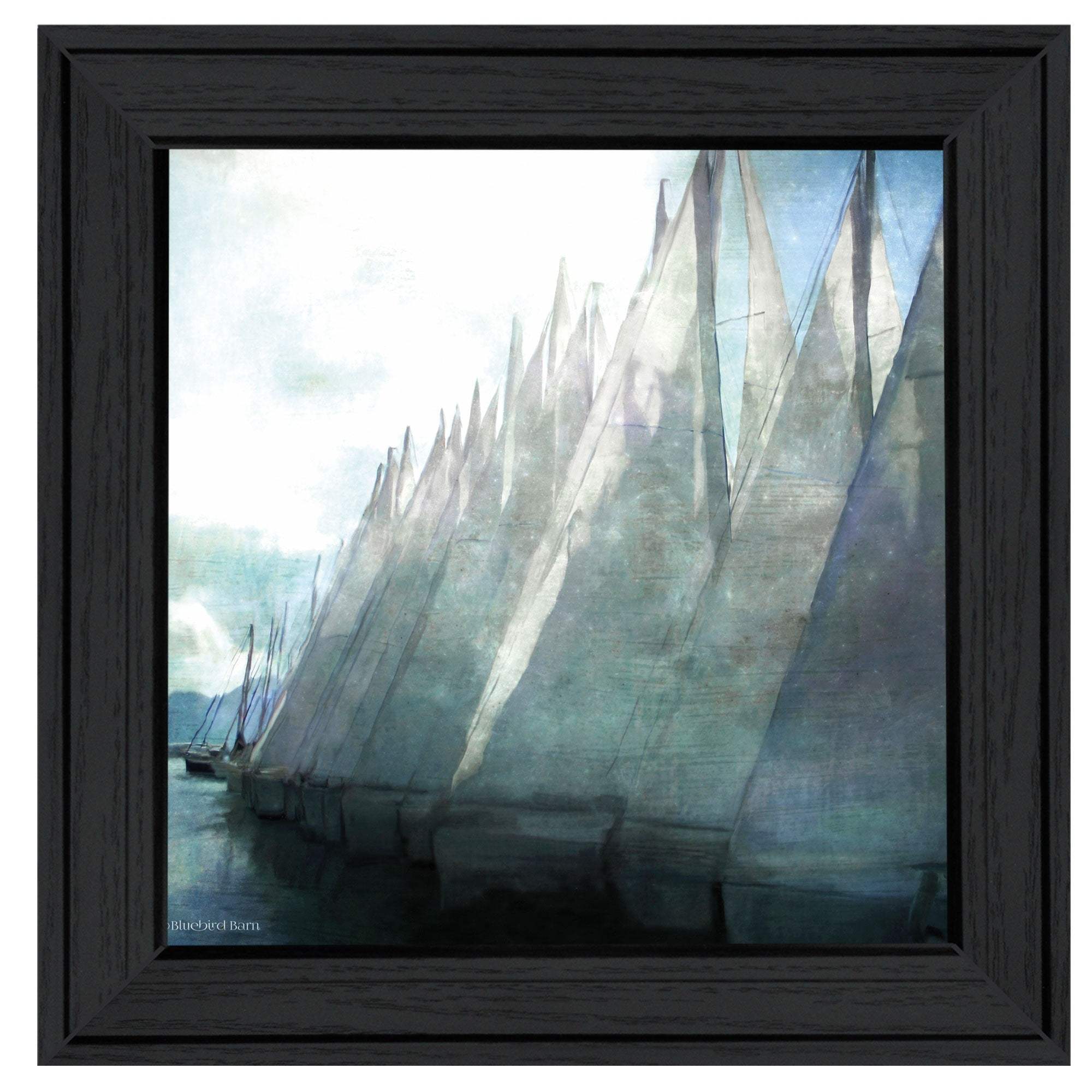 Sailboat Marina I 3 Black Framed Print Wall Art - Image 2