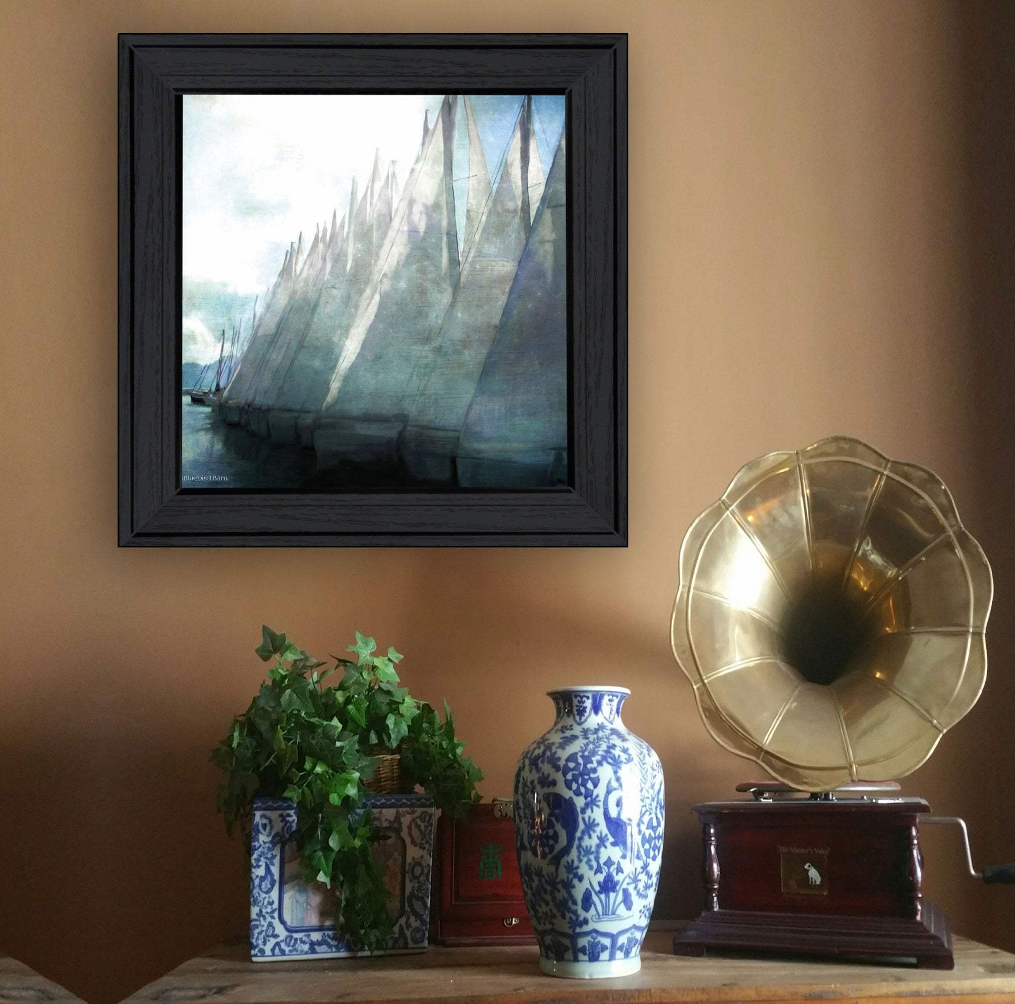 Sailboat Marina I 3 Black Framed Print Wall Art - Image 4