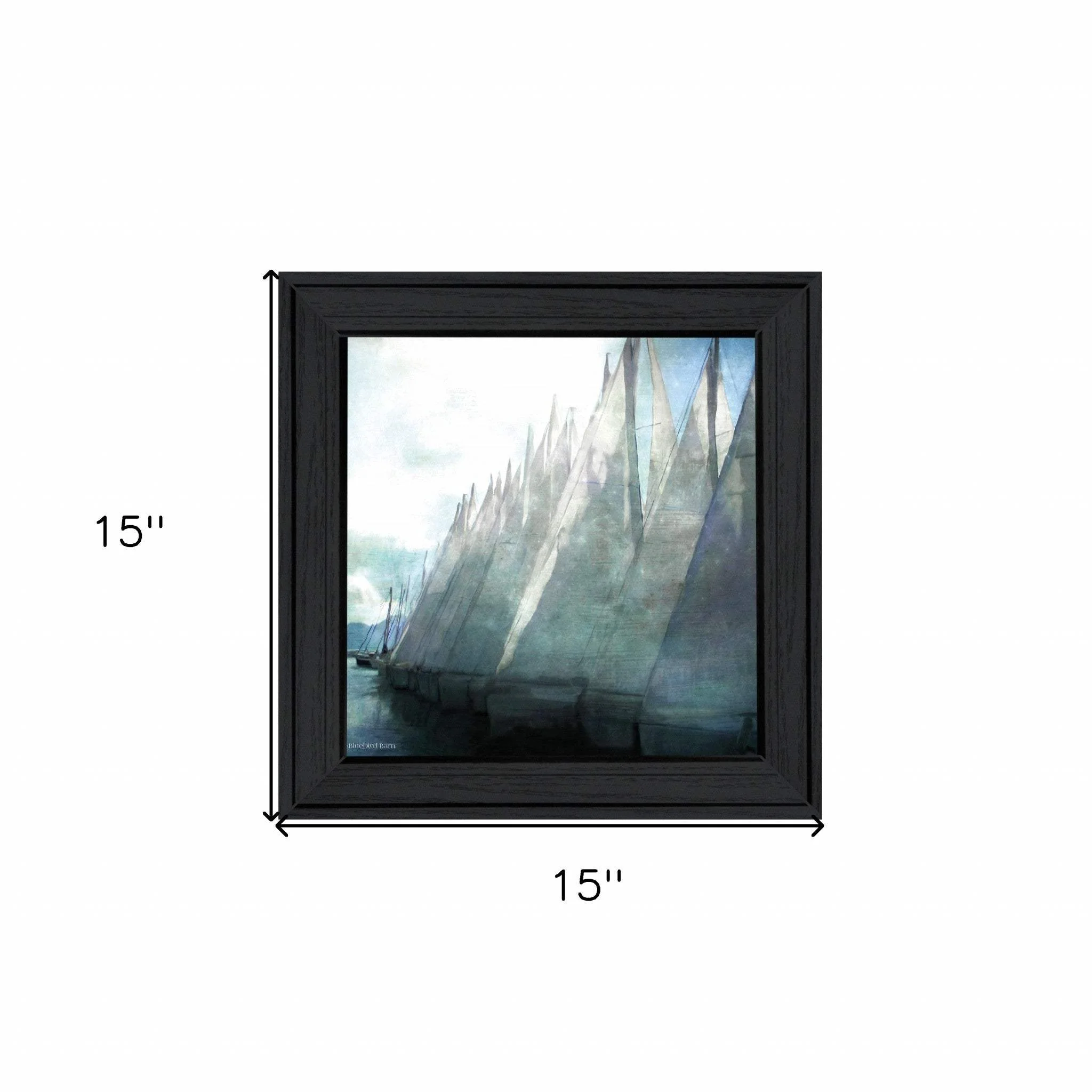 Sailboat Marina I 3 Black Framed Print Wall Art - Image 5