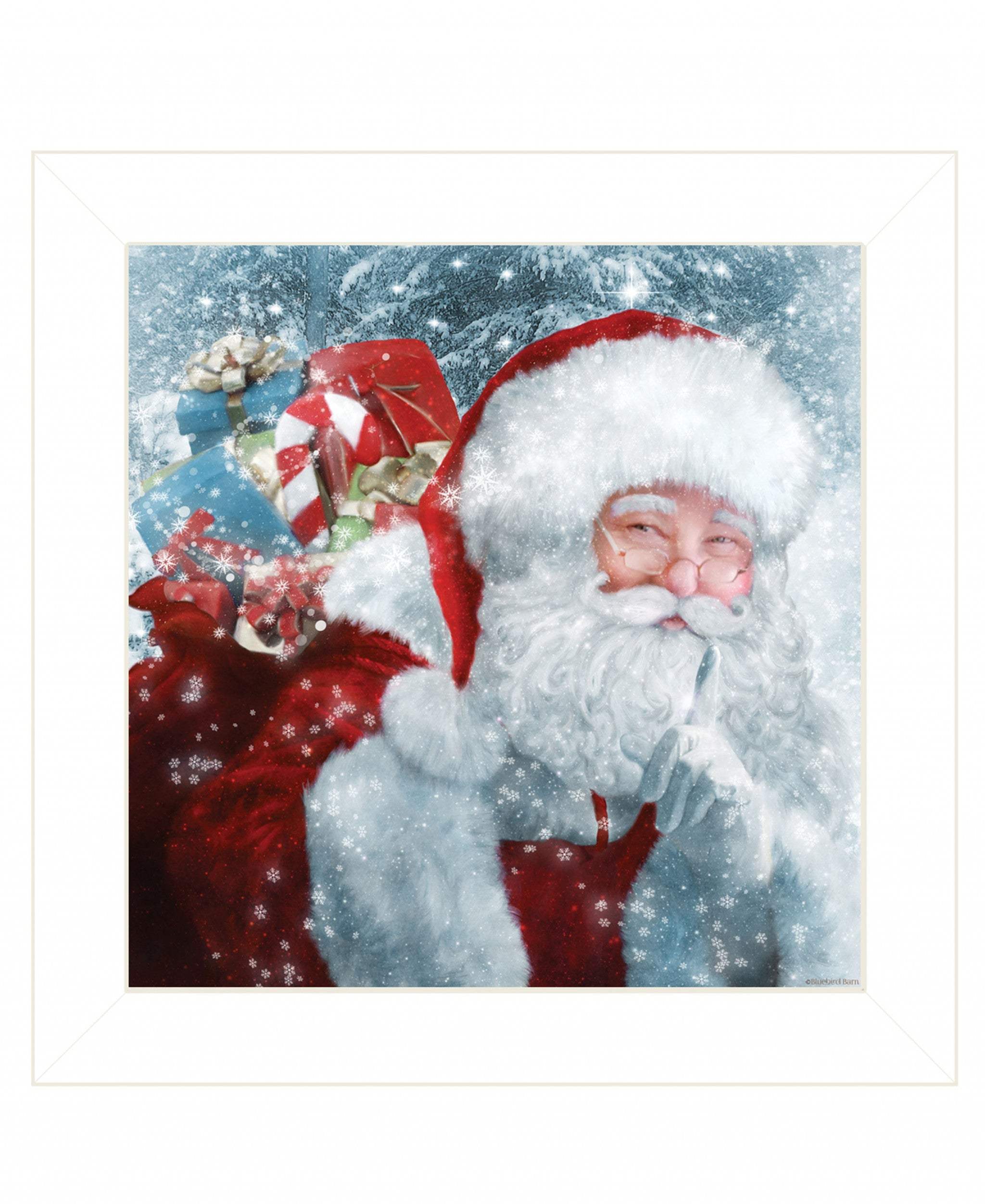 Santas Presents 2 White Framed Print Wall Art - Image 2