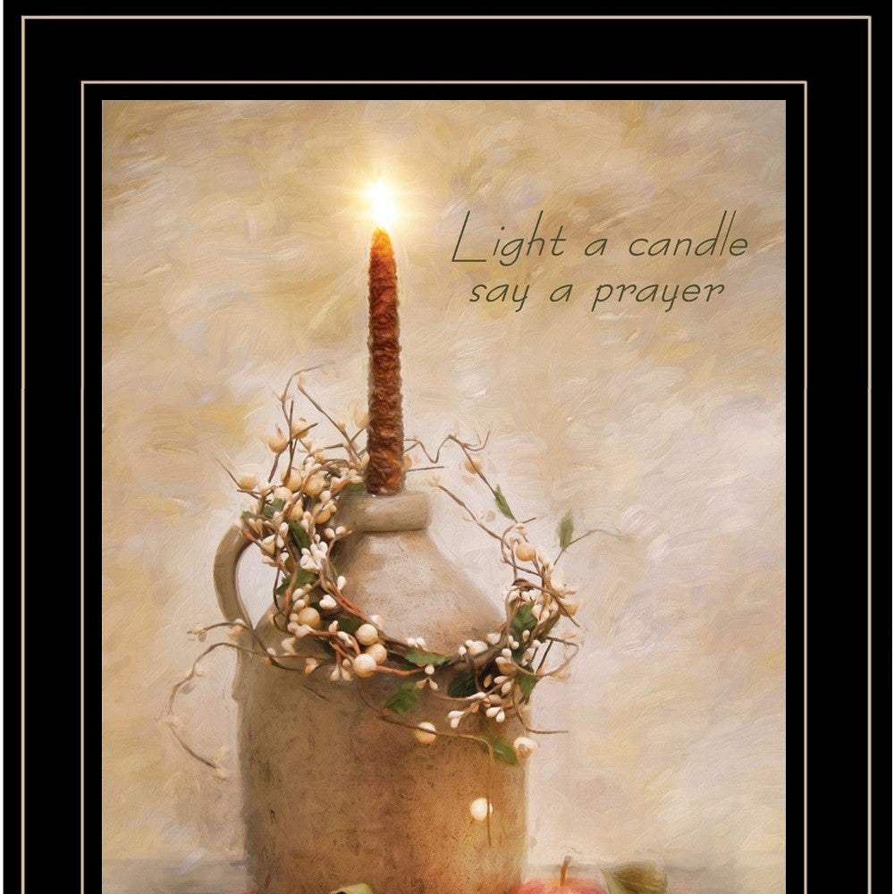 Say A Prayer 3 Black Framed Print Wall Art - Image 5